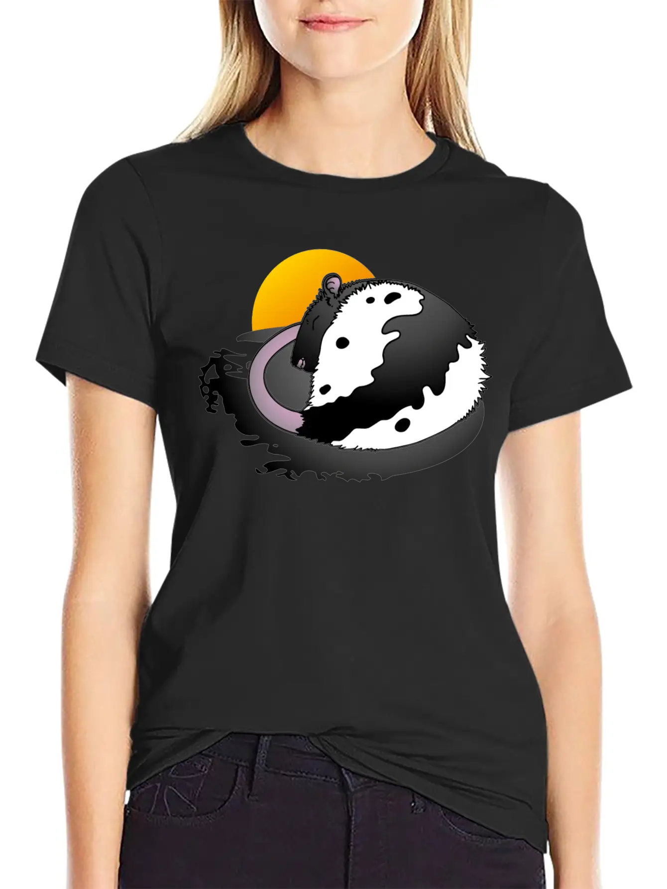 Rat Sleep Unisex Short Sleeve Soft Cotton T-Shirt – Casual Everyday Wear
