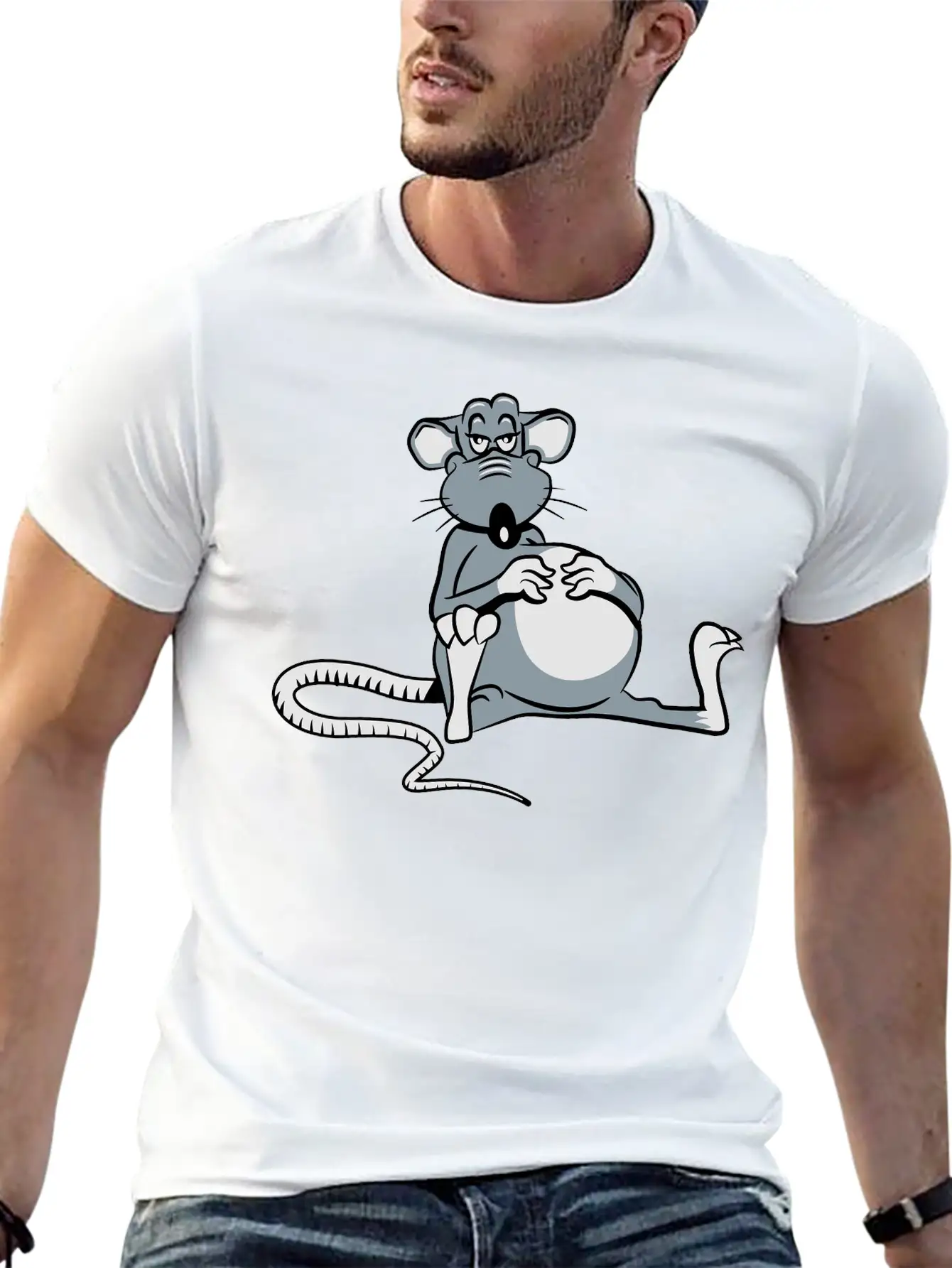 Rat Tired Tired Timeless Short Sleeve Tee – Comfy And Minimalist Design