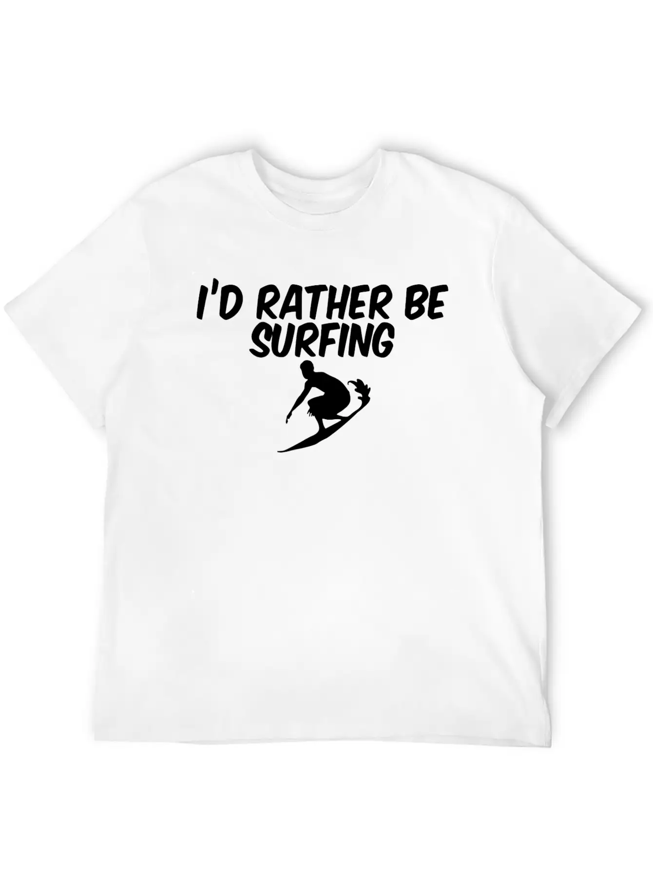 RATHER BE SURFING Stylish Everyday T-Shirt – Unisex Basic Cotton Tee