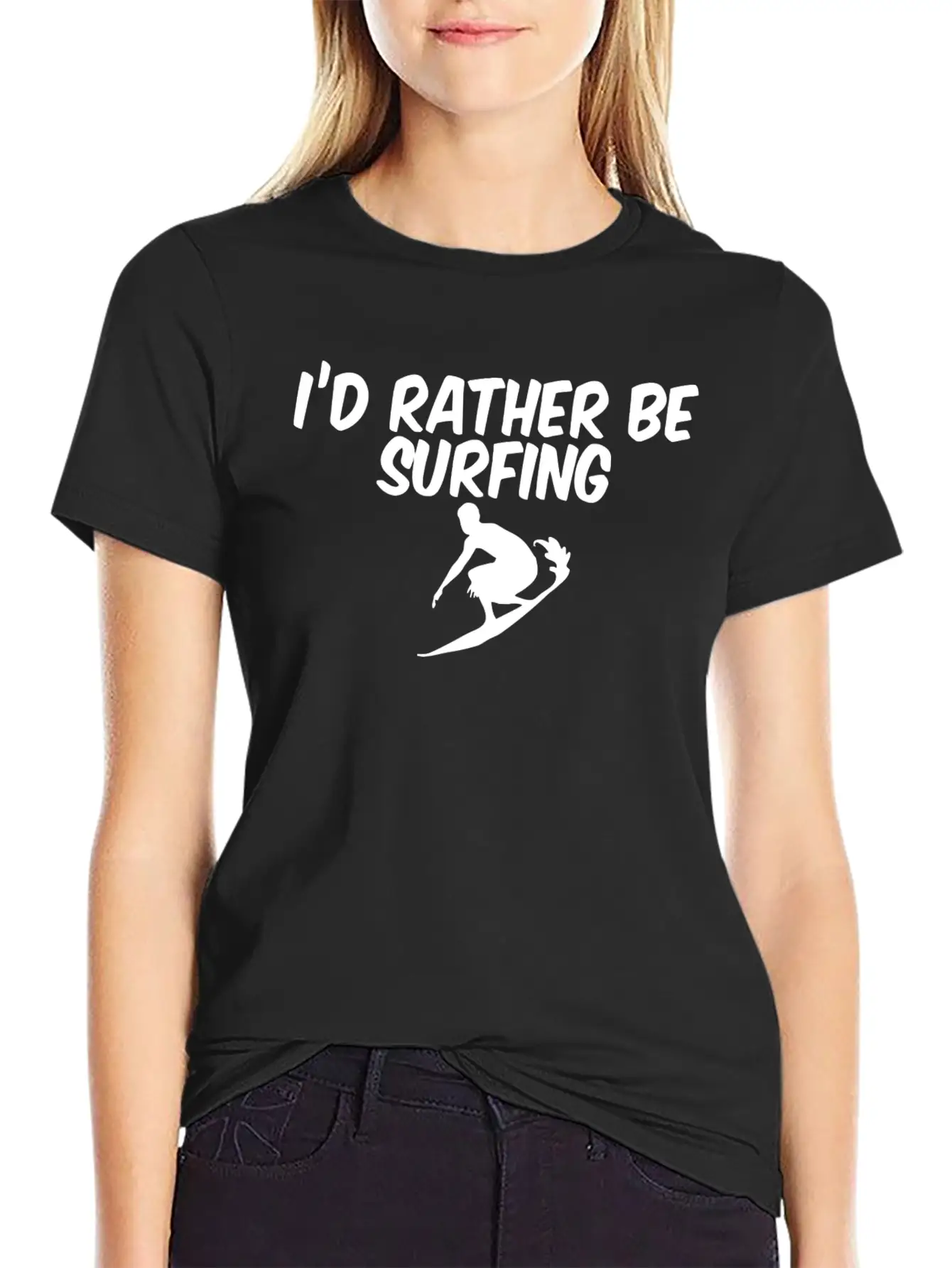 RATHER BE SURFING Stylish Everyday T-Shirt – Unisex Basic Cotton Tee