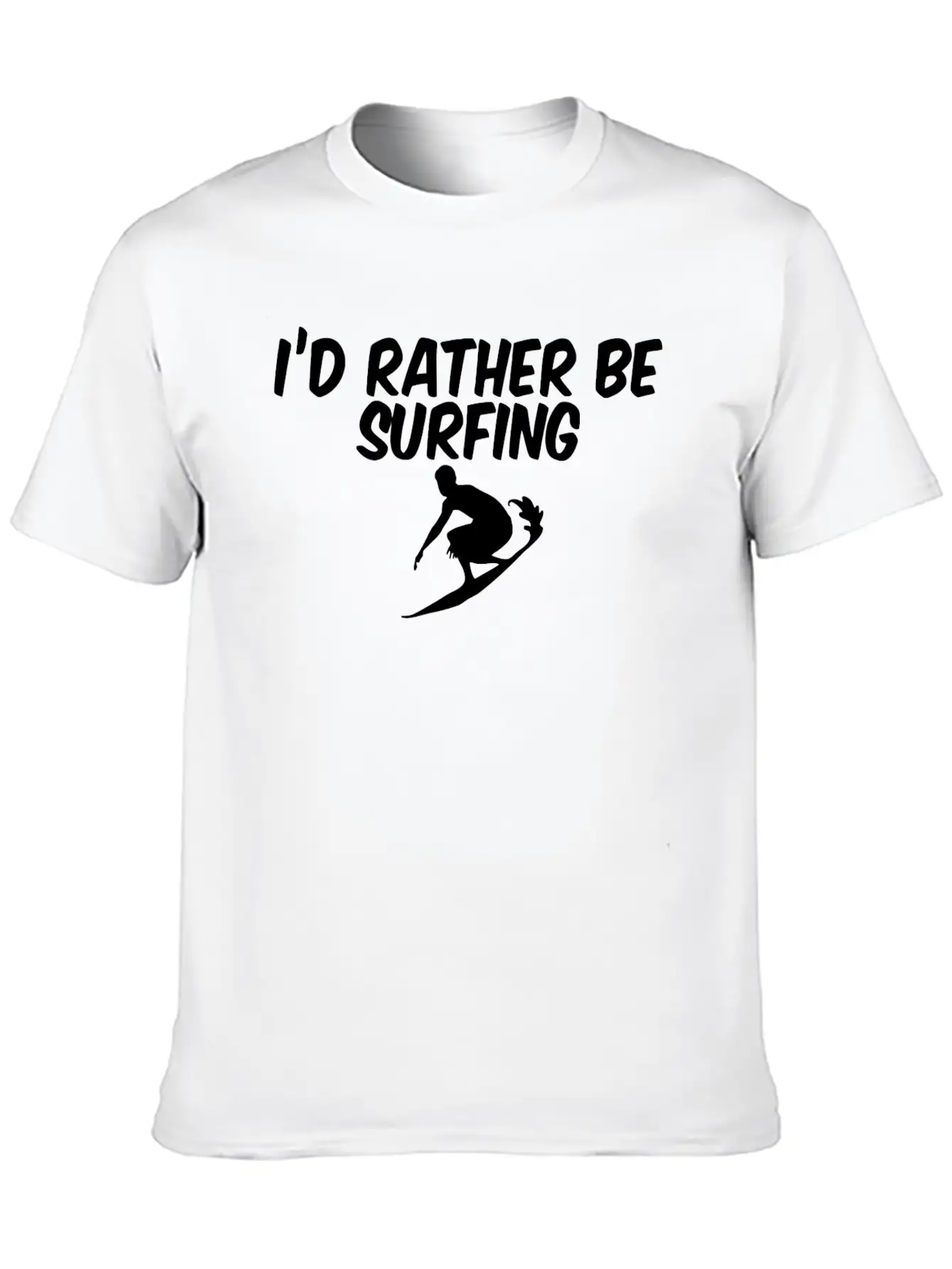 RATHER BE SURFING Stylish Everyday T-Shirt – Unisex Basic Cotton Tee