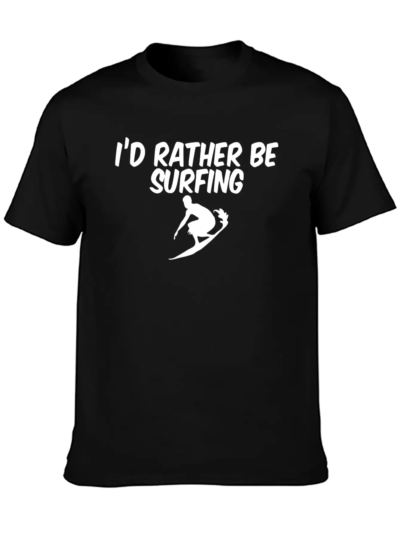 RATHER BE SURFING Stylish Everyday T-Shirt – Unisex Basic Cotton Tee