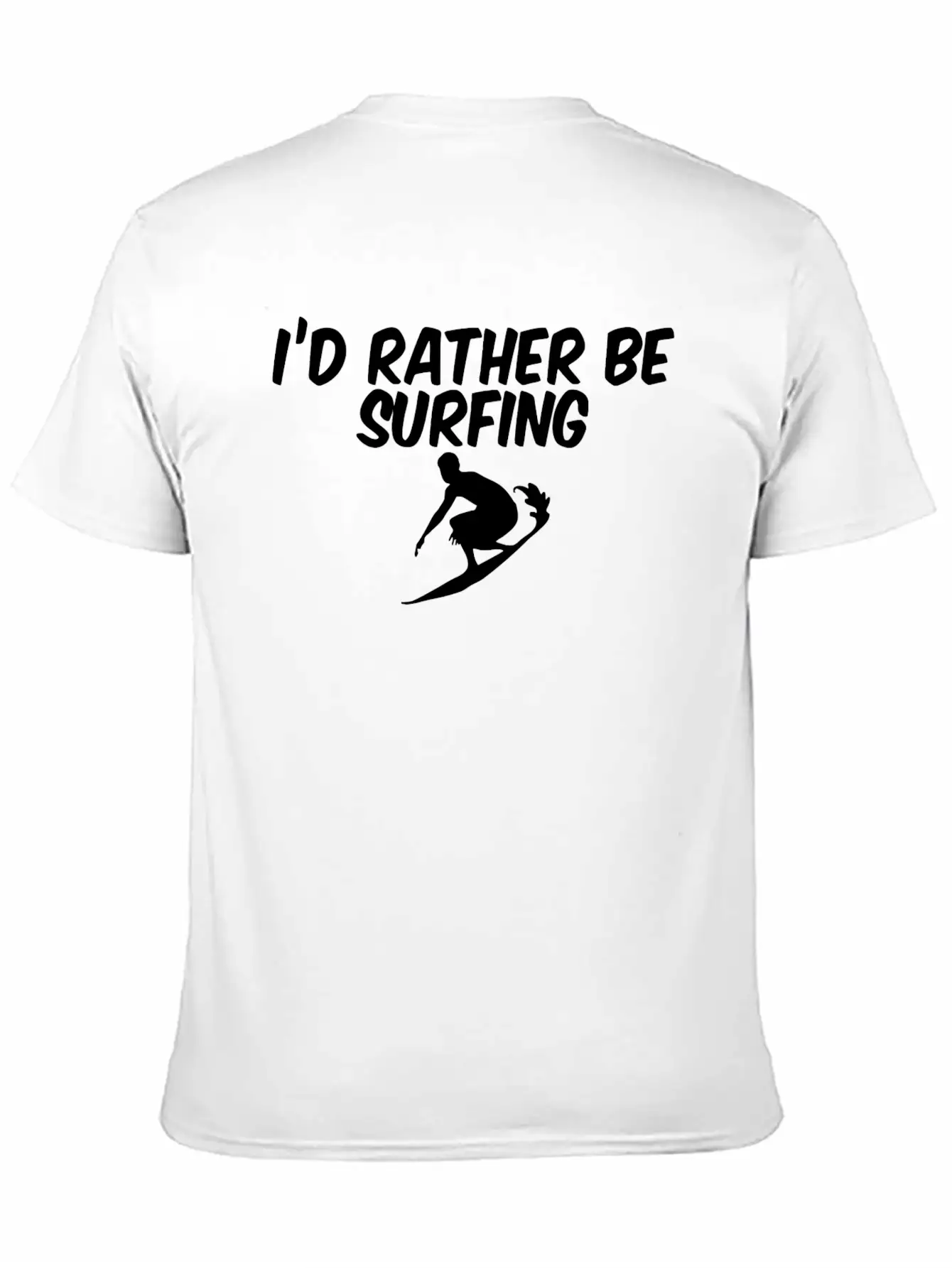 RATHER BE SURFING Stylish Everyday T-Shirt – Unisex Basic Cotton Tee