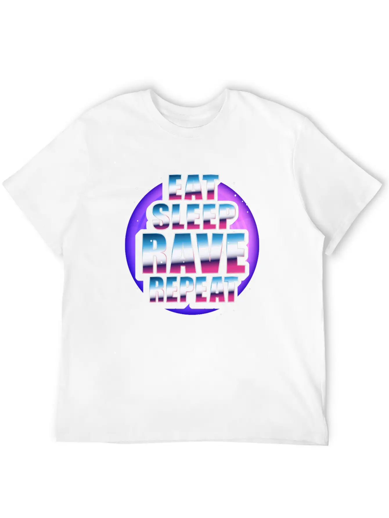 Rave Techno Disco EDM And Hardstyle Dj Designs Unisex Short Sleeve Soft Cotton T-Shirt – Casual Everyday Wear