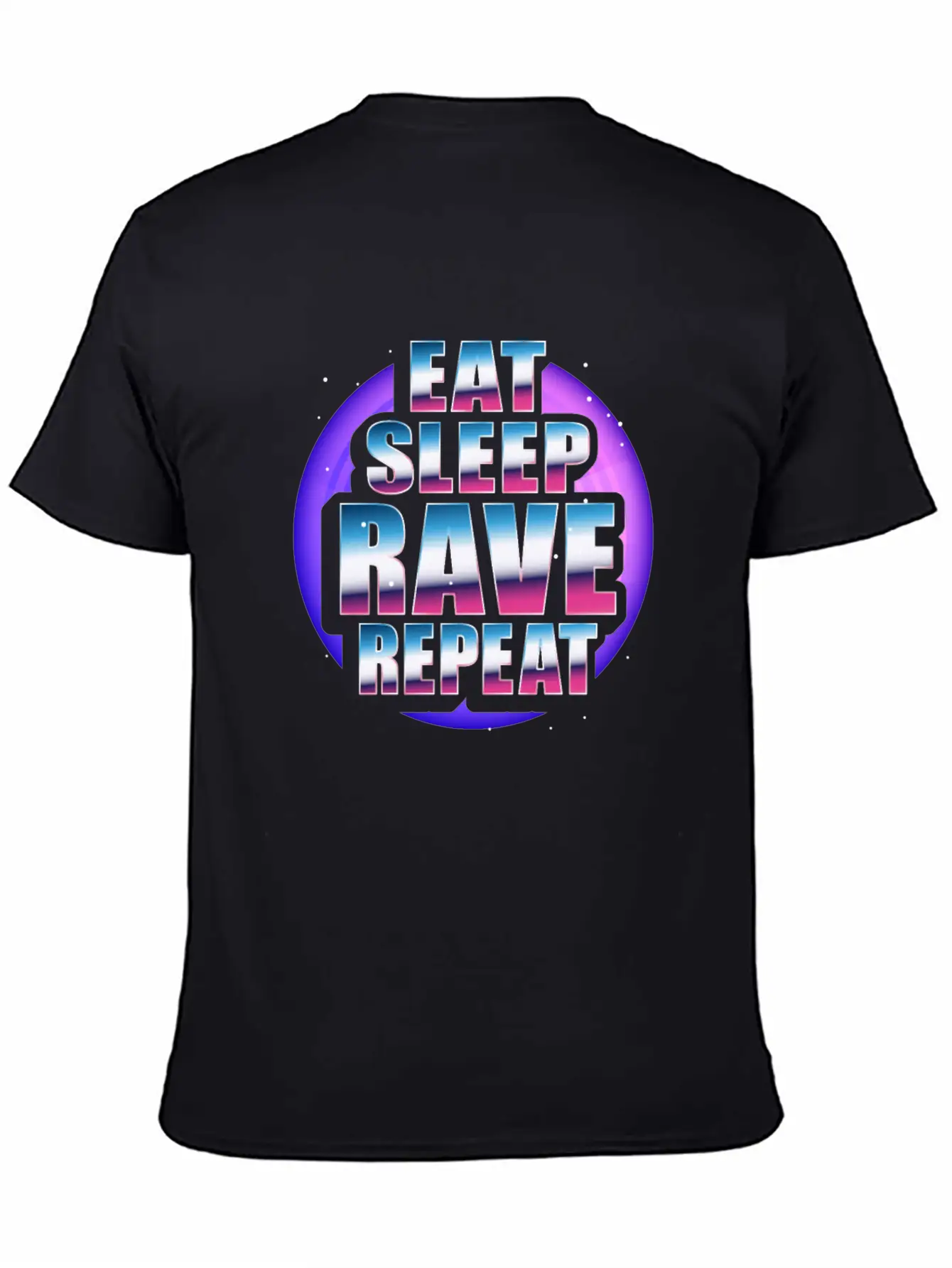 Rave Techno Disco EDM And Hardstyle Dj Designs Unisex Short Sleeve Soft Cotton T-Shirt – Casual Everyday Wear
