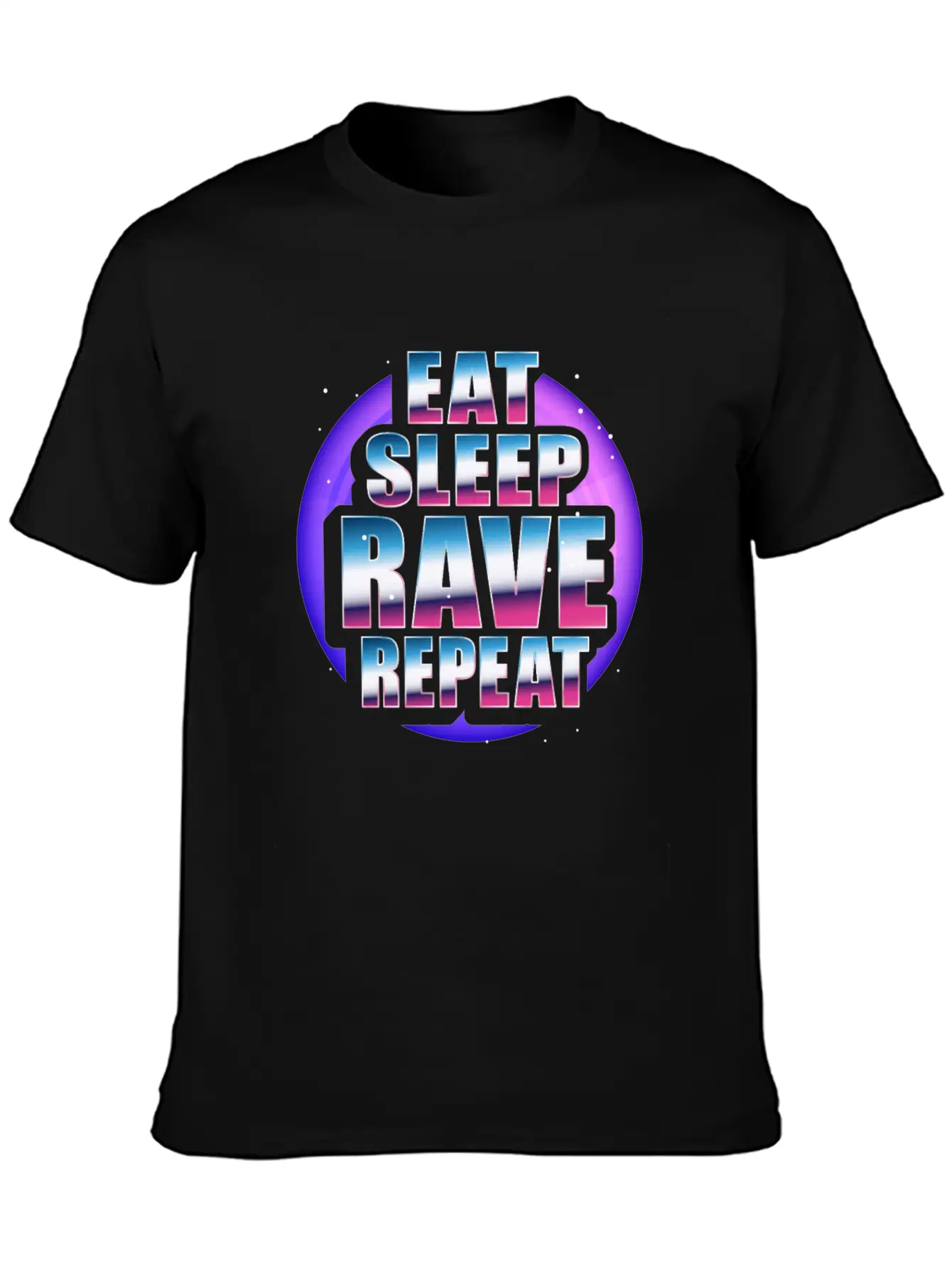 Rave Techno Disco EDM And Hardstyle Dj Designs Unisex Short Sleeve Soft Cotton T-Shirt – Casual Everyday Wear