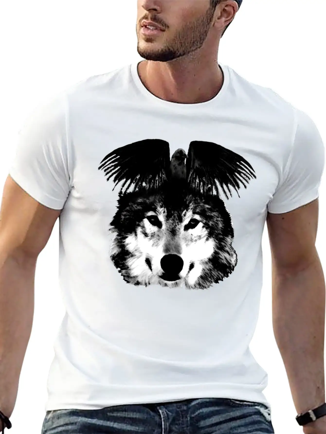 Raven In The Wolf Timeless Short Sleeve Tee – Comfy And Minimalist Design