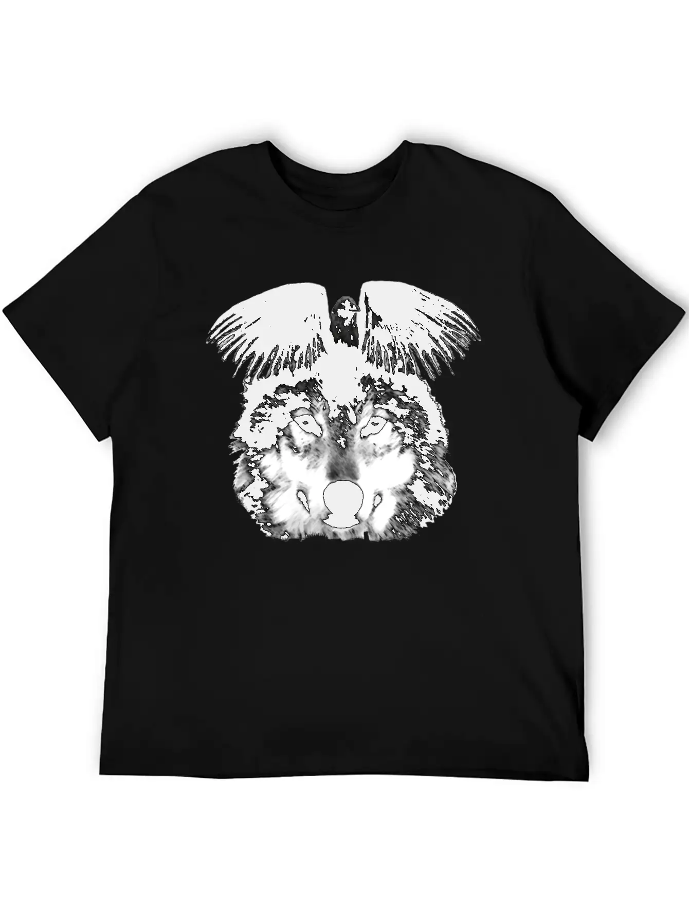 Raven In The Wolf Timeless Short Sleeve Tee – Comfy And Minimalist Design