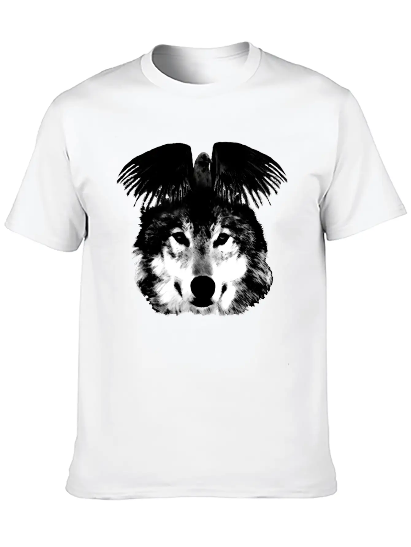 Raven In The Wolf Timeless Short Sleeve Tee – Comfy And Minimalist Design