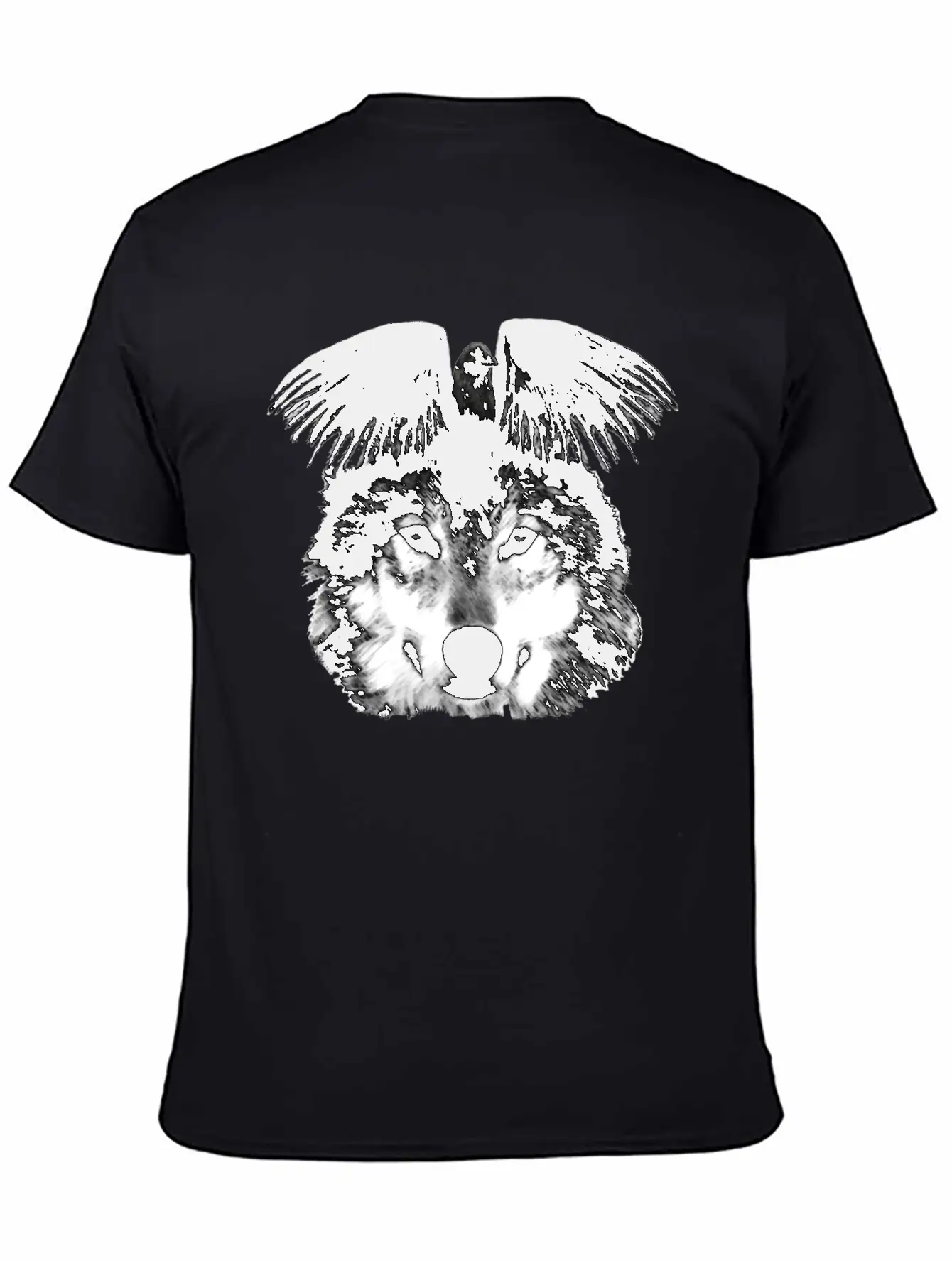 Raven In The Wolf Timeless Short Sleeve Tee – Comfy And Minimalist Design