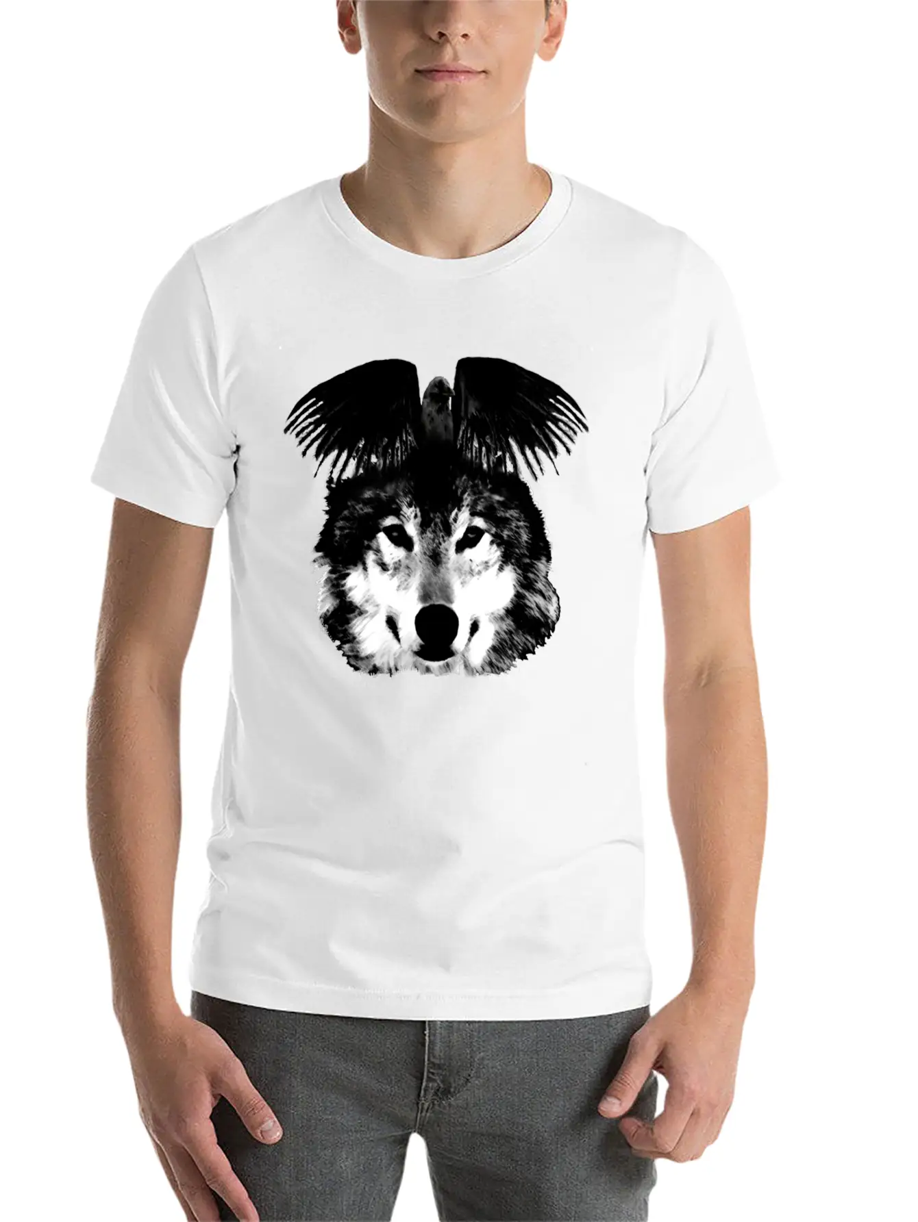 Raven In The Wolf Timeless Short Sleeve Tee – Comfy And Minimalist Design