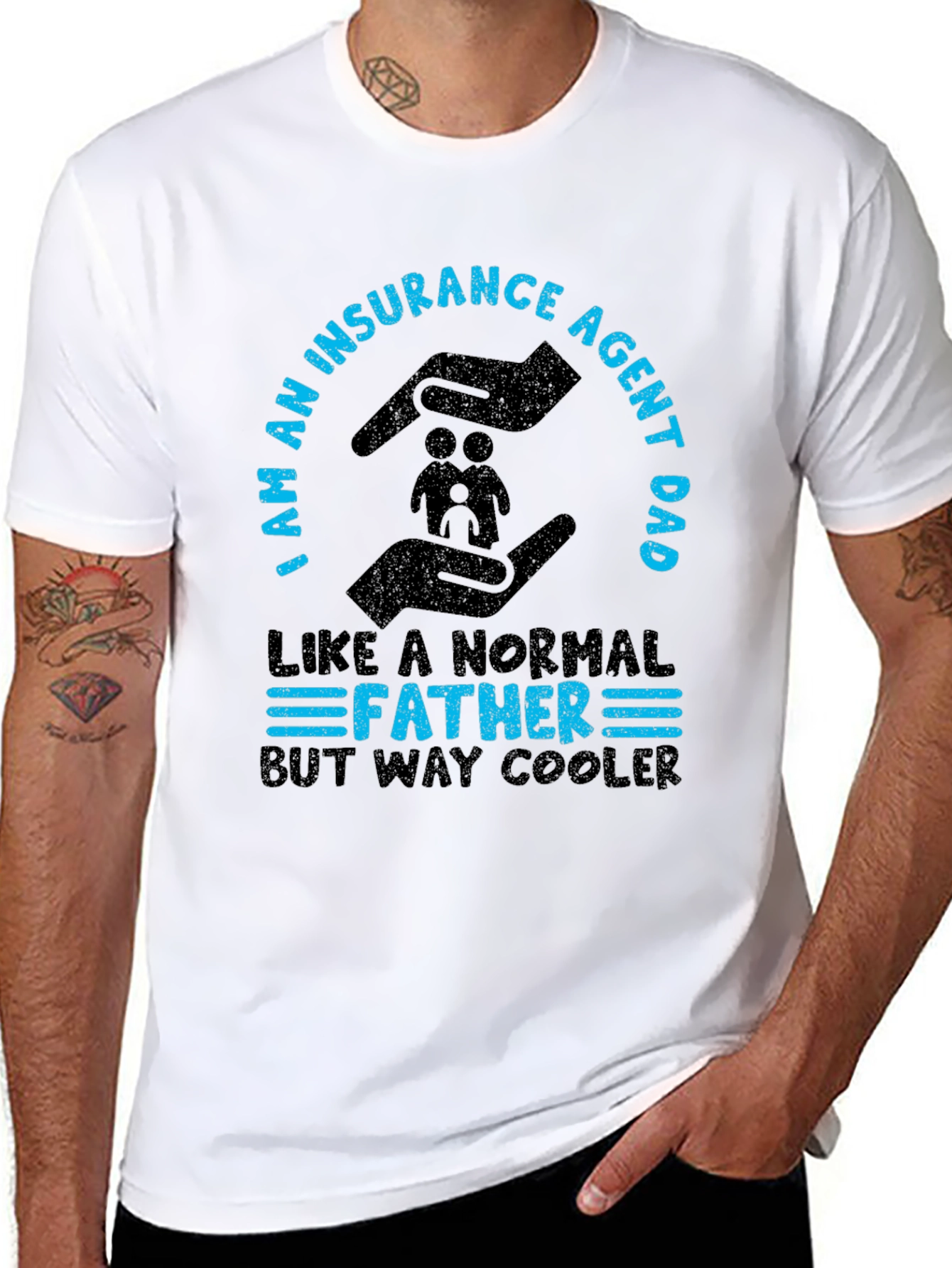 Insurance Agent Dad Graphic T-Shirt