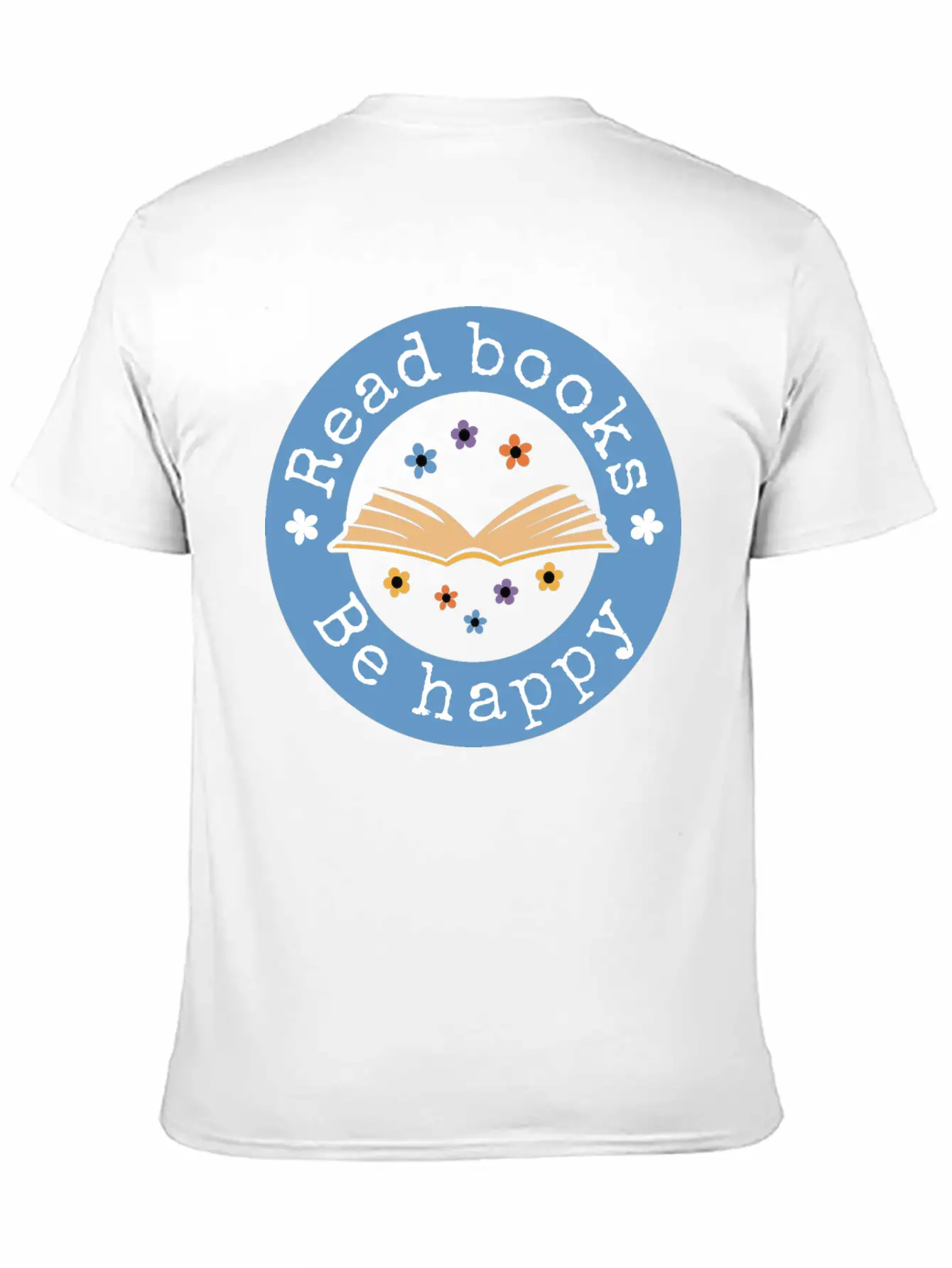 Read Books Be Happy Basic Graphic T-Shirt – Daily Comfort In Soft Cotton