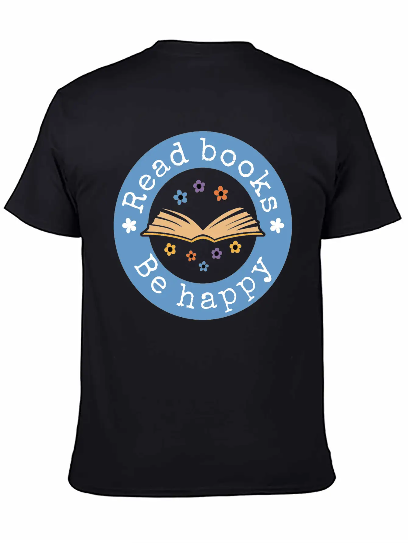Read Books Be Happy Basic Graphic T-Shirt – Daily Comfort In Soft Cotton