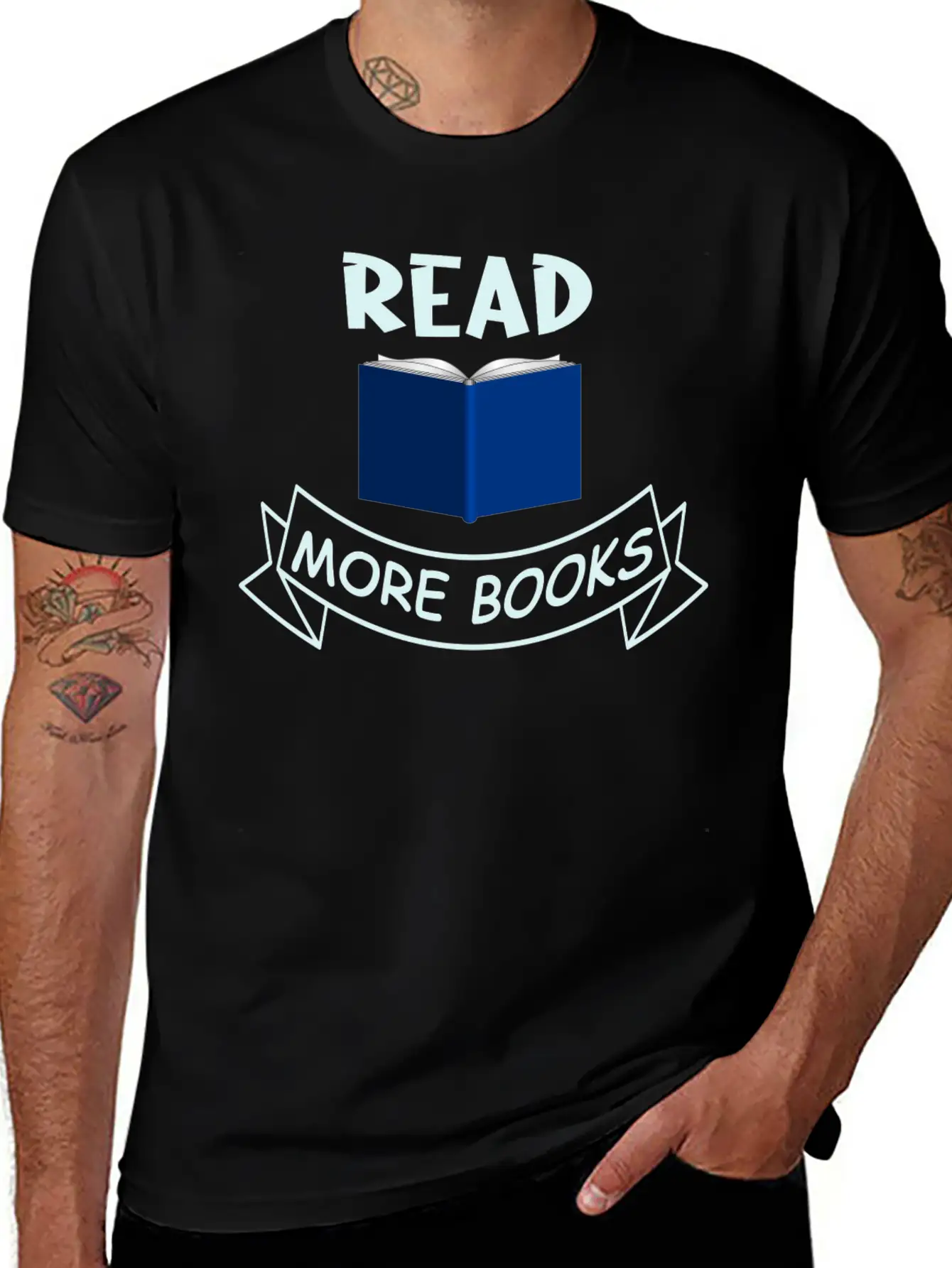 READ MORE BOOKS Basic Graphic T-Shirt – Daily Comfort In Soft Cotton