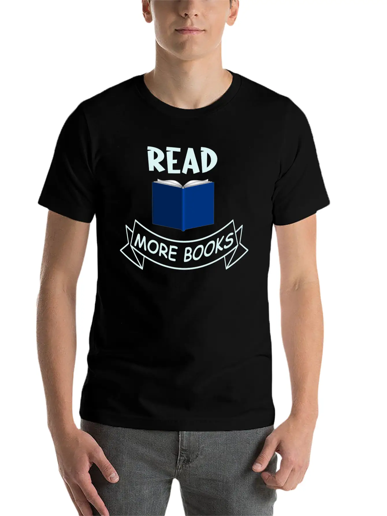 READ MORE BOOKS Basic Graphic T-Shirt – Daily Comfort In Soft Cotton