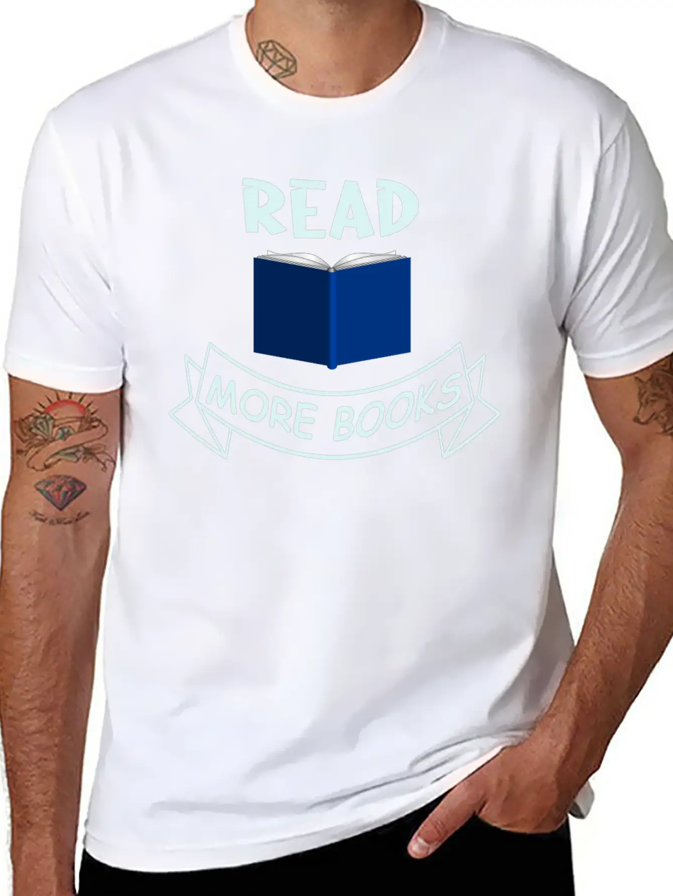 READ MORE BOOKS Basic Graphic T-Shirt – Daily Comfort In Soft Cotton