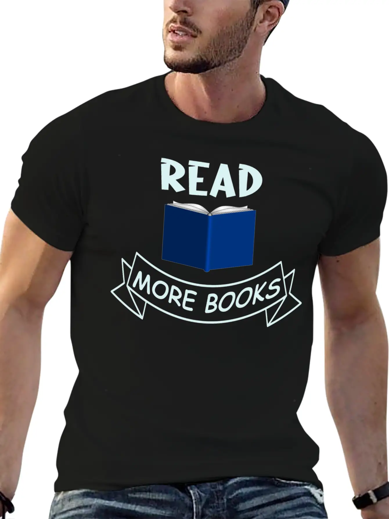 READ MORE BOOKS Basic Graphic T-Shirt – Daily Comfort In Soft Cotton