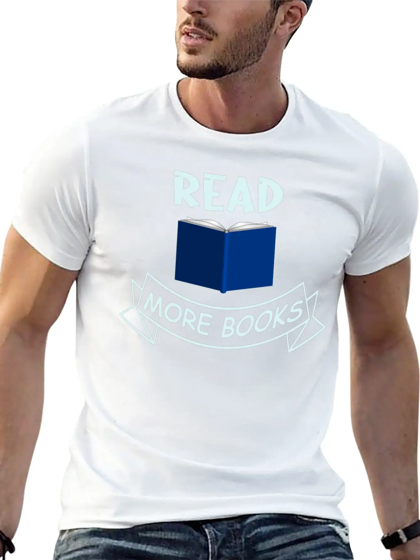 READ MORE BOOKS Basic Graphic T-Shirt – Daily Comfort In Soft Cotton