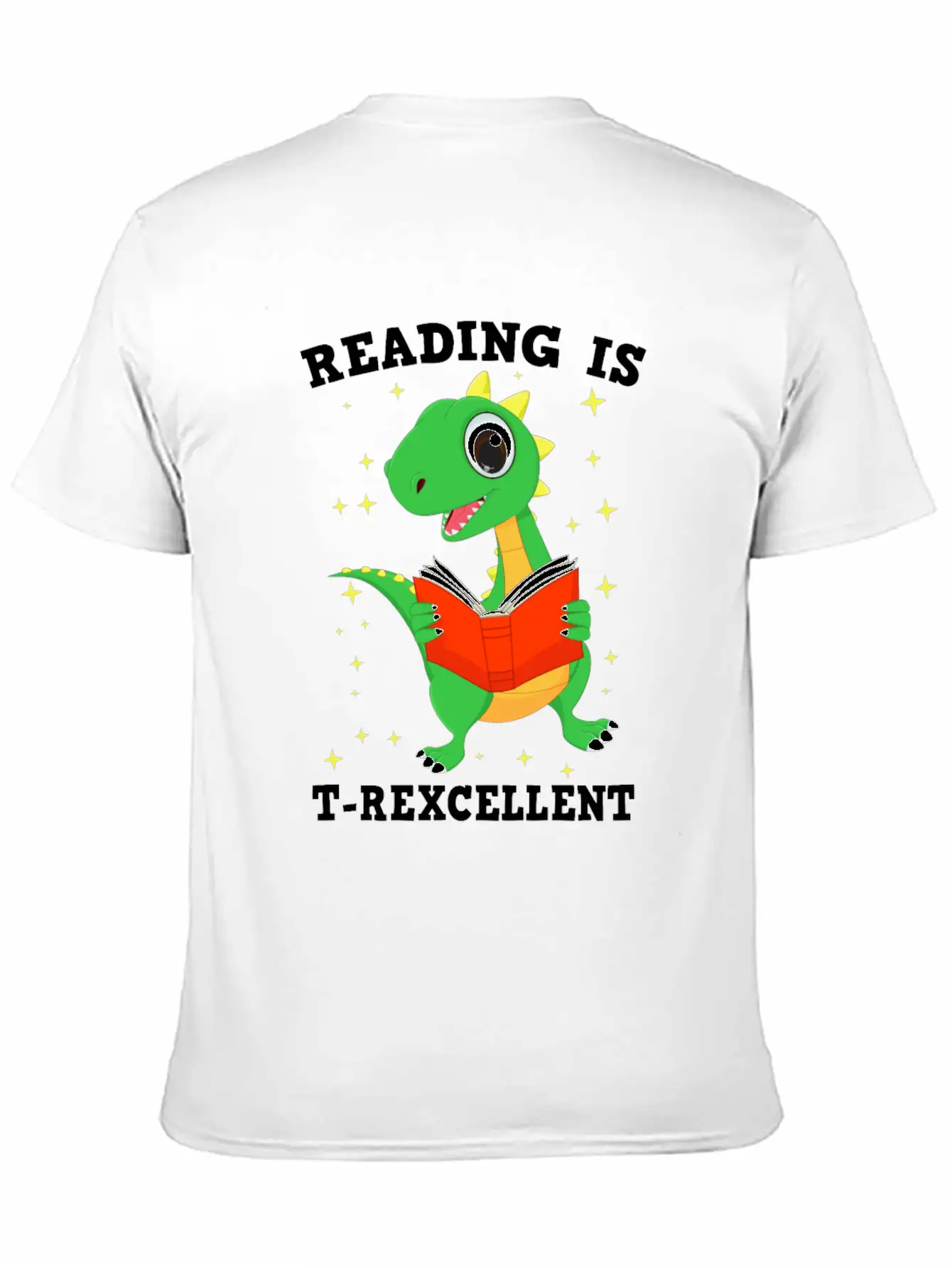 Reading Is T Rexcellent Stylish Everyday T-Shirt – Unisex Basic Cotton Tee
