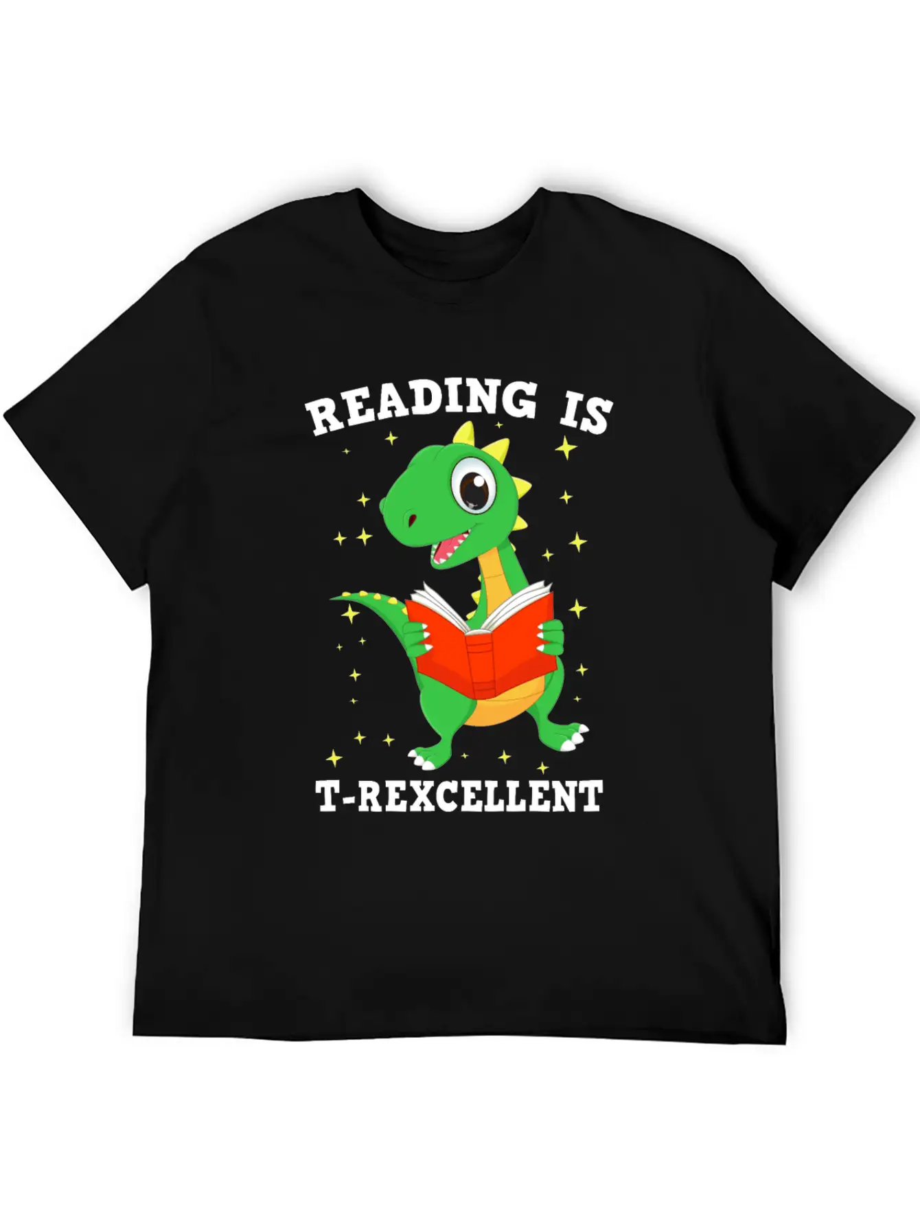 Reading Is T Rexcellent Stylish Everyday T-Shirt – Unisex Basic Cotton Tee