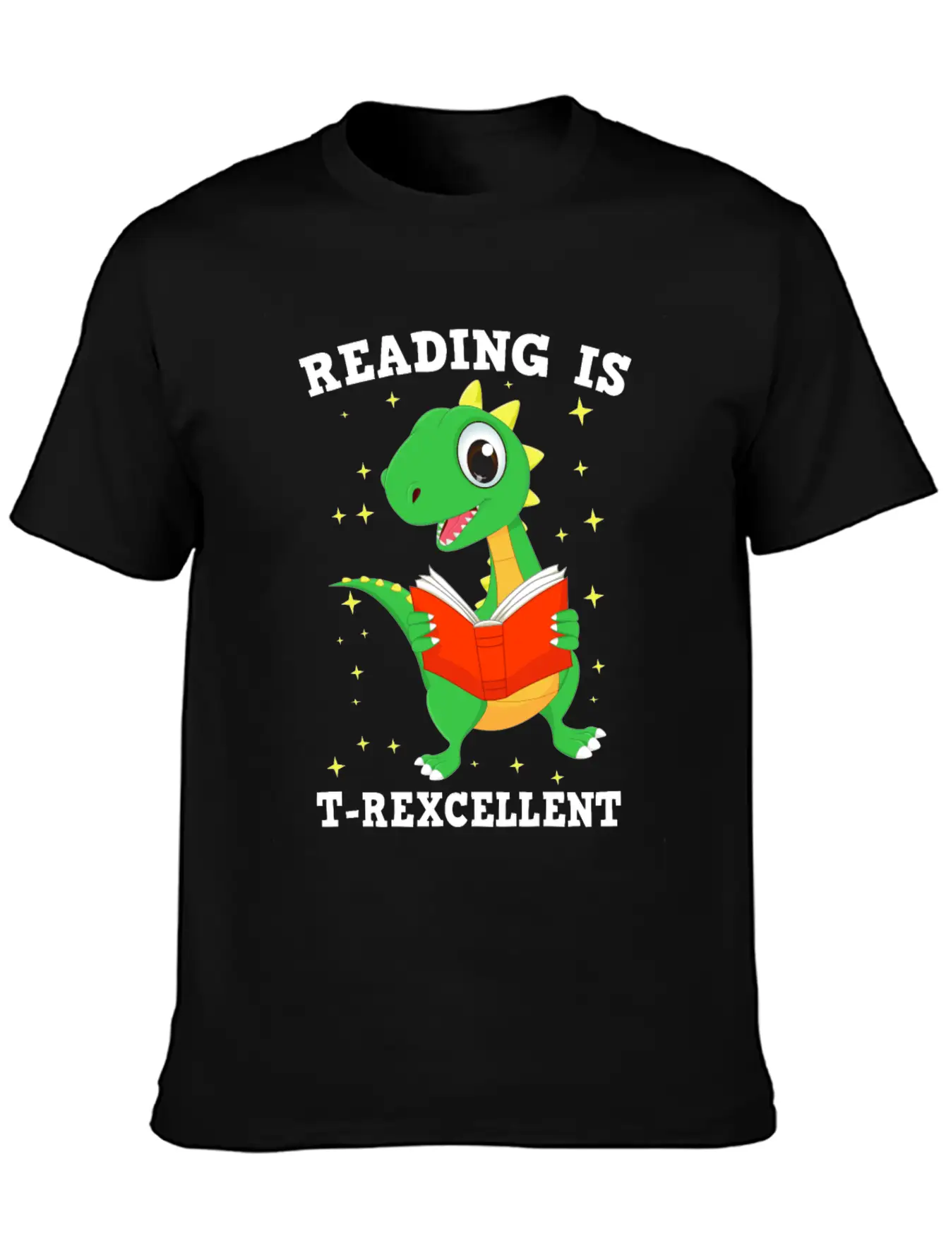 Reading Is T Rexcellent Stylish Everyday T-Shirt – Unisex Basic Cotton Tee