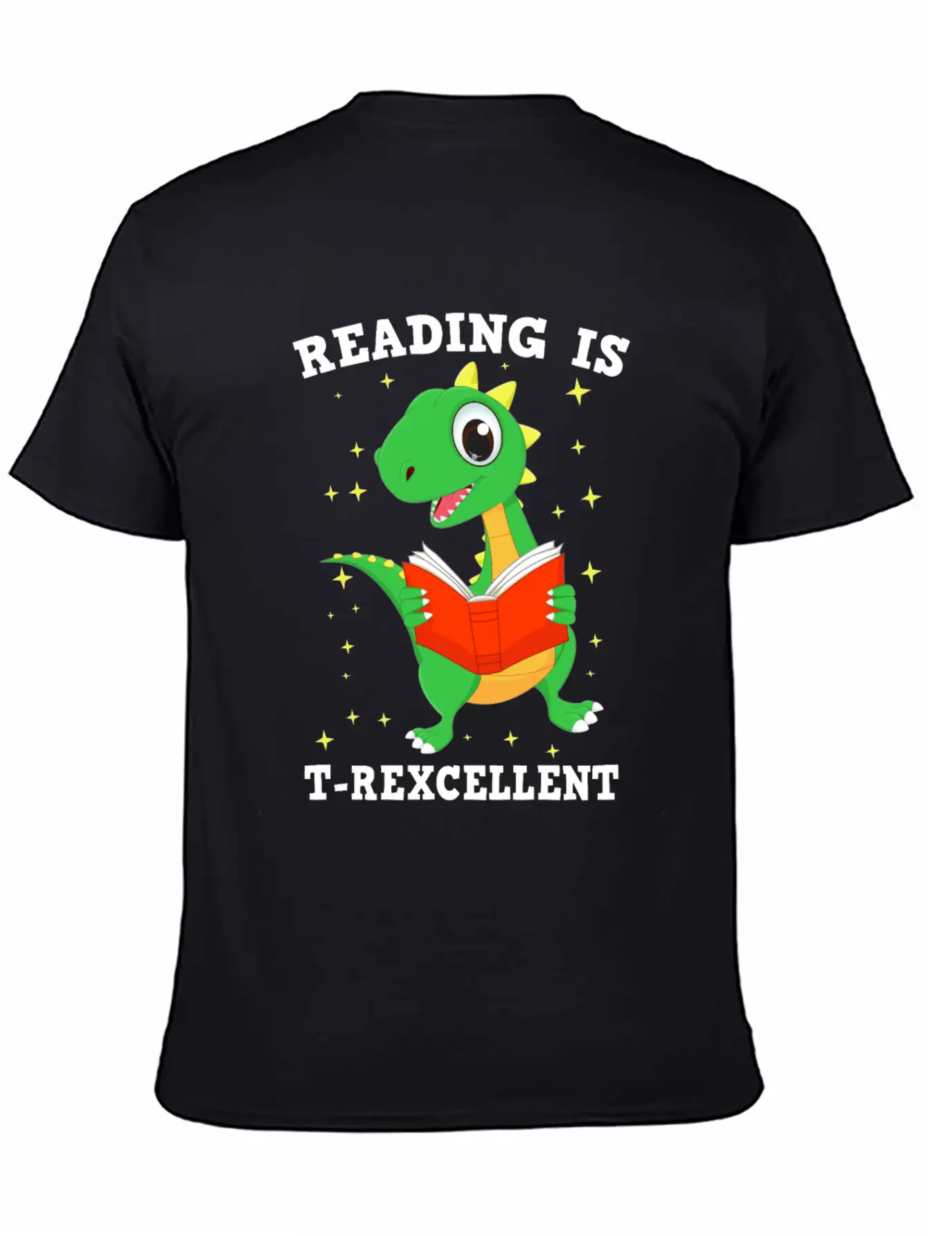 Reading Is T Rexcellent Stylish Everyday T-Shirt – Unisex Basic Cotton Tee