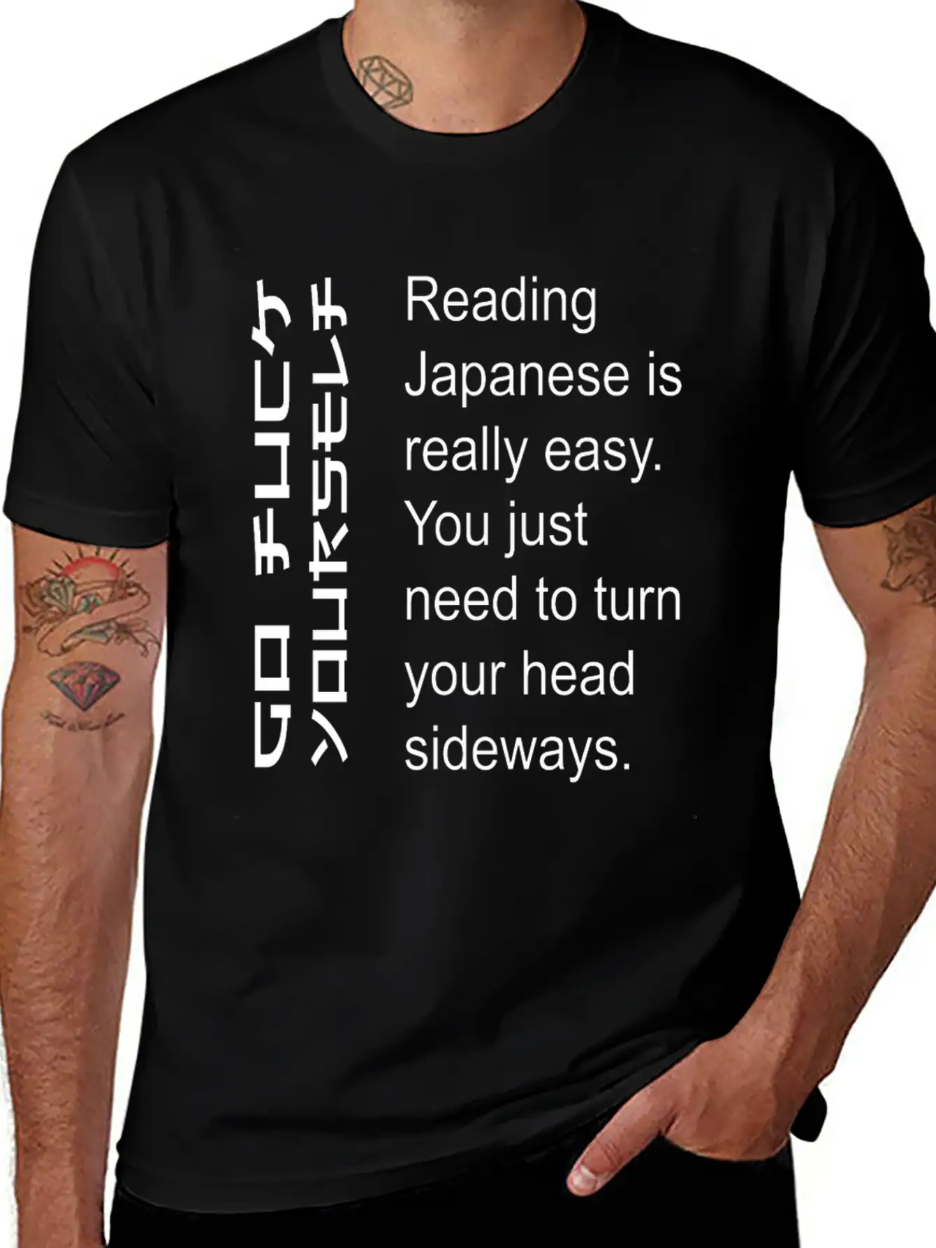 Reading Japanese Essential Unisex Summer Tee – Soft Cotton Casual Fit