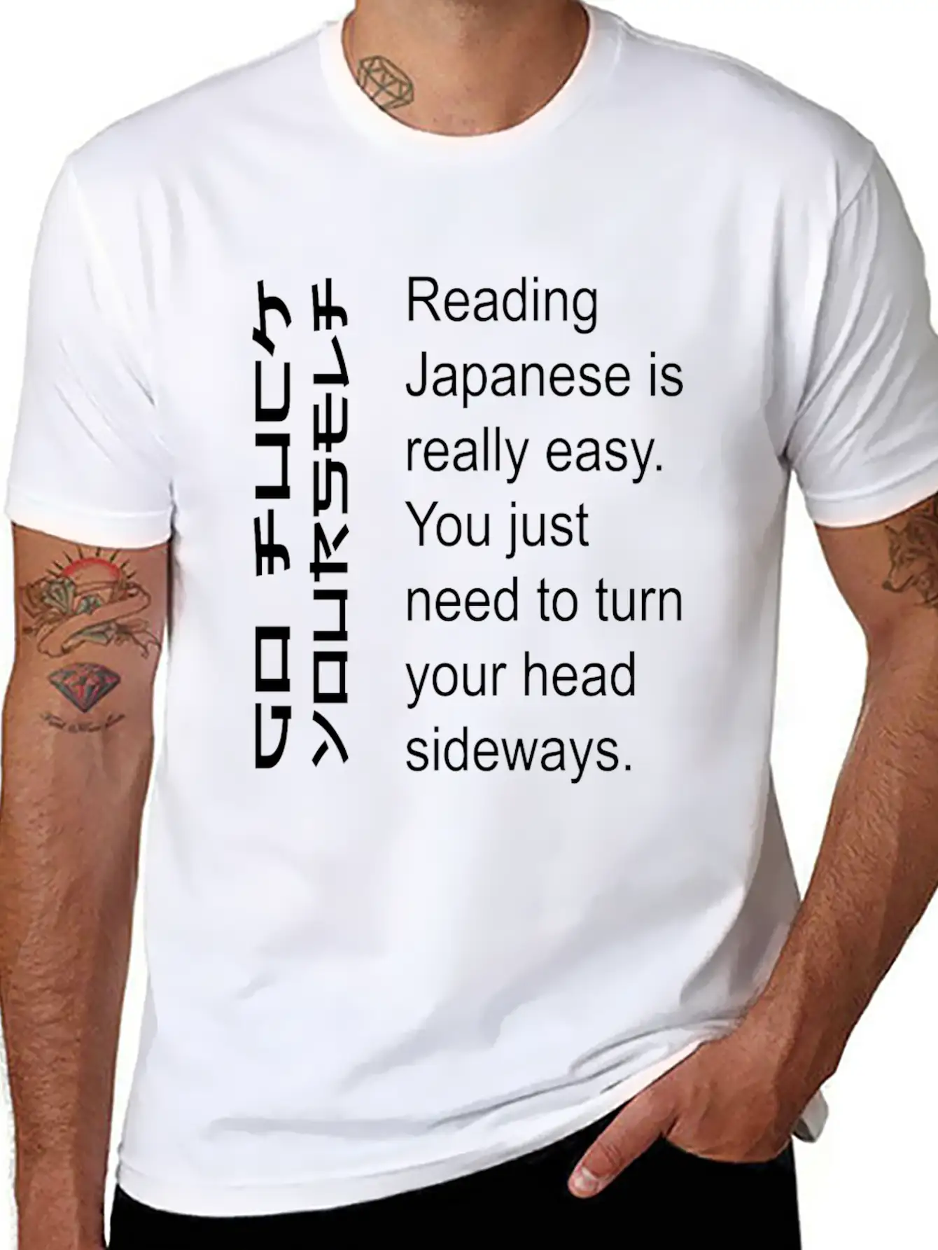 Reading Japanese Essential Unisex Summer Tee – Soft Cotton Casual Fit
