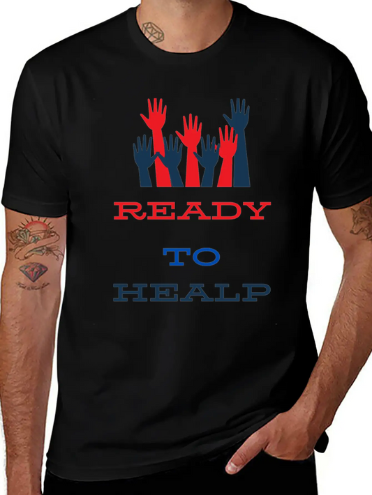 Ready To Healp Essential Unisex Summer Tee – Soft Cotton Casual Fit