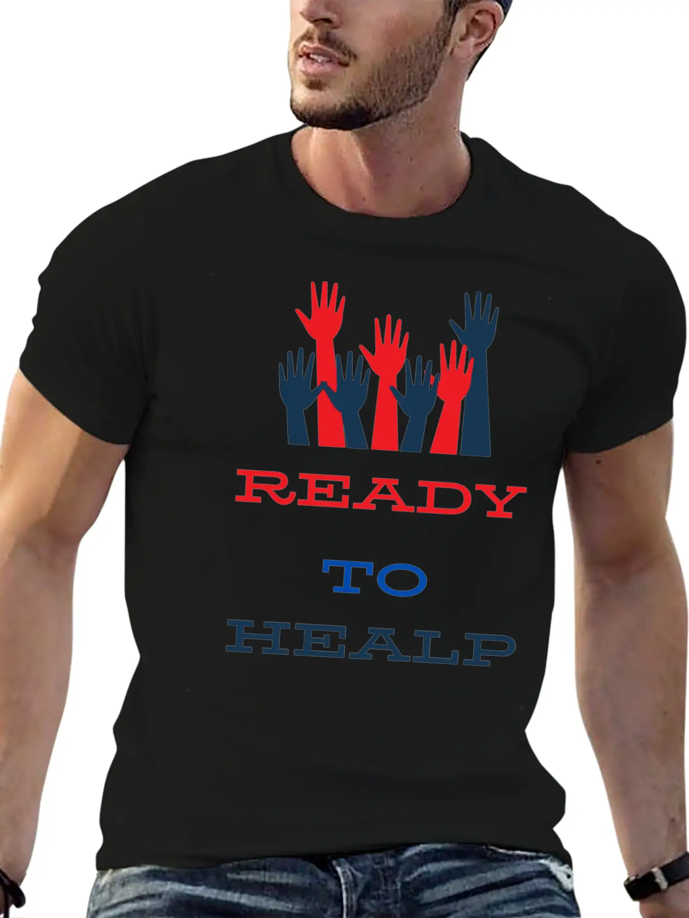 Ready To Healp Essential Unisex Summer Tee – Soft Cotton Casual Fit