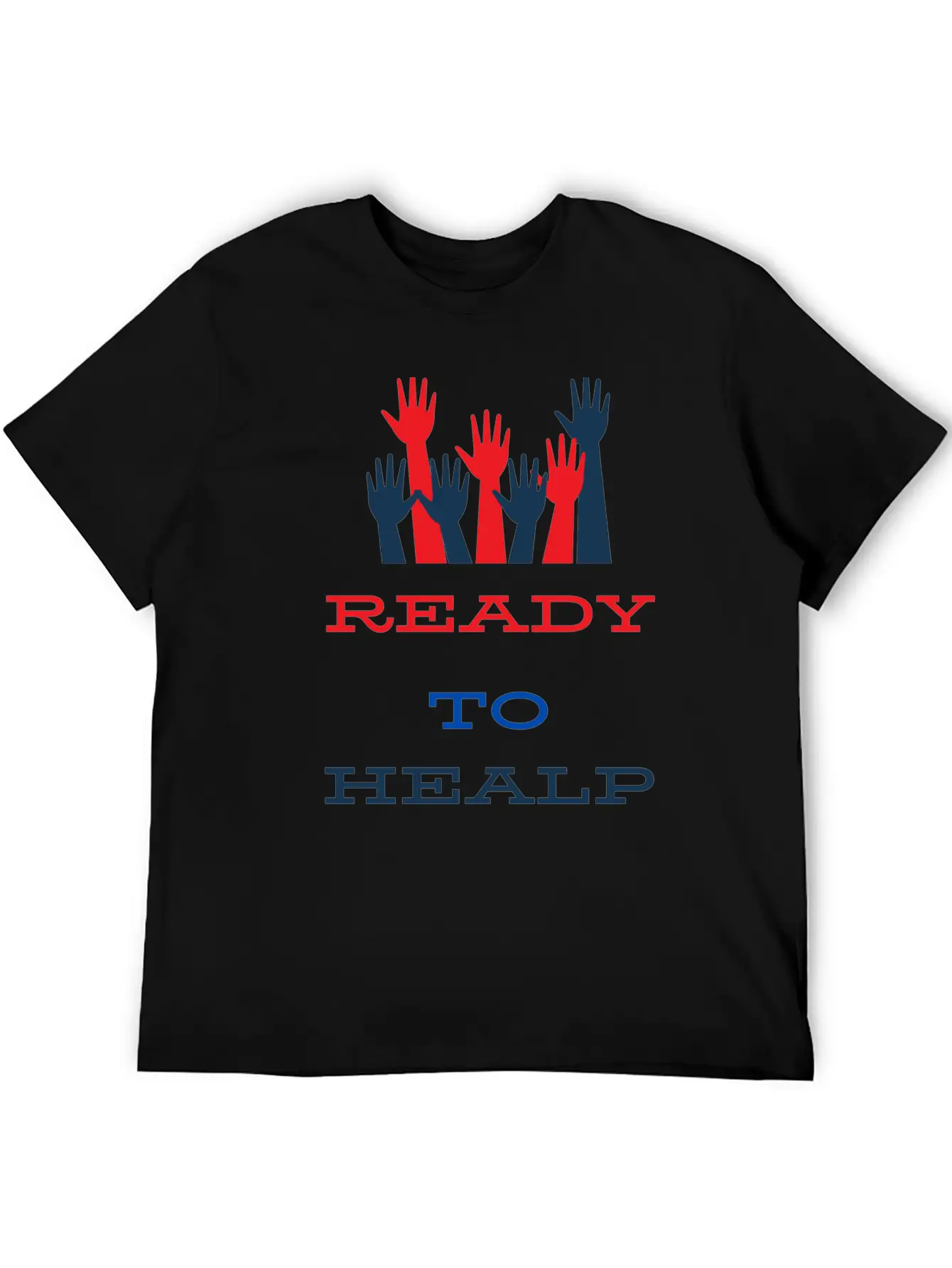 Ready To Healp Essential Unisex Summer Tee – Soft Cotton Casual Fit