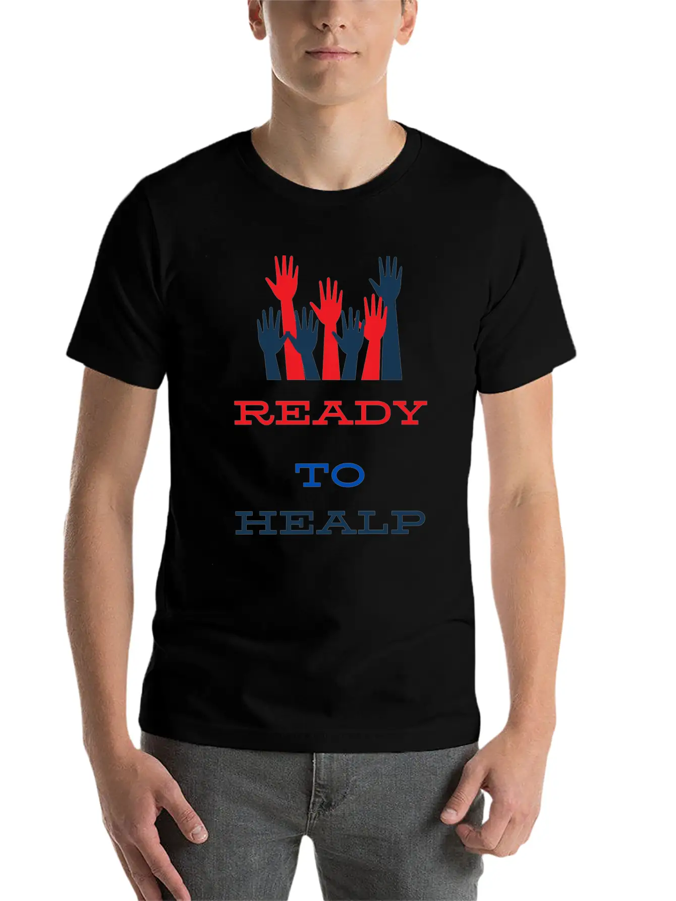 Ready To Healp Essential Unisex Summer Tee – Soft Cotton Casual Fit