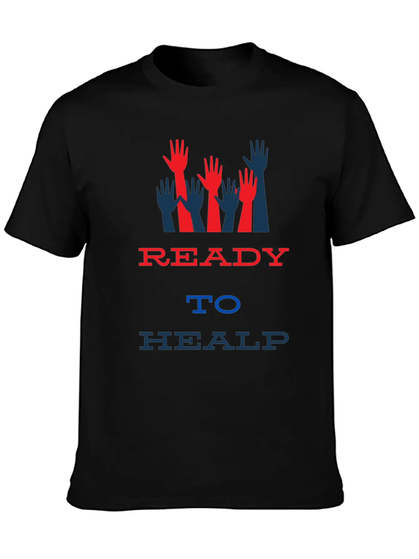 Ready To Healp Essential Unisex Summer Tee – Soft Cotton Casual Fit