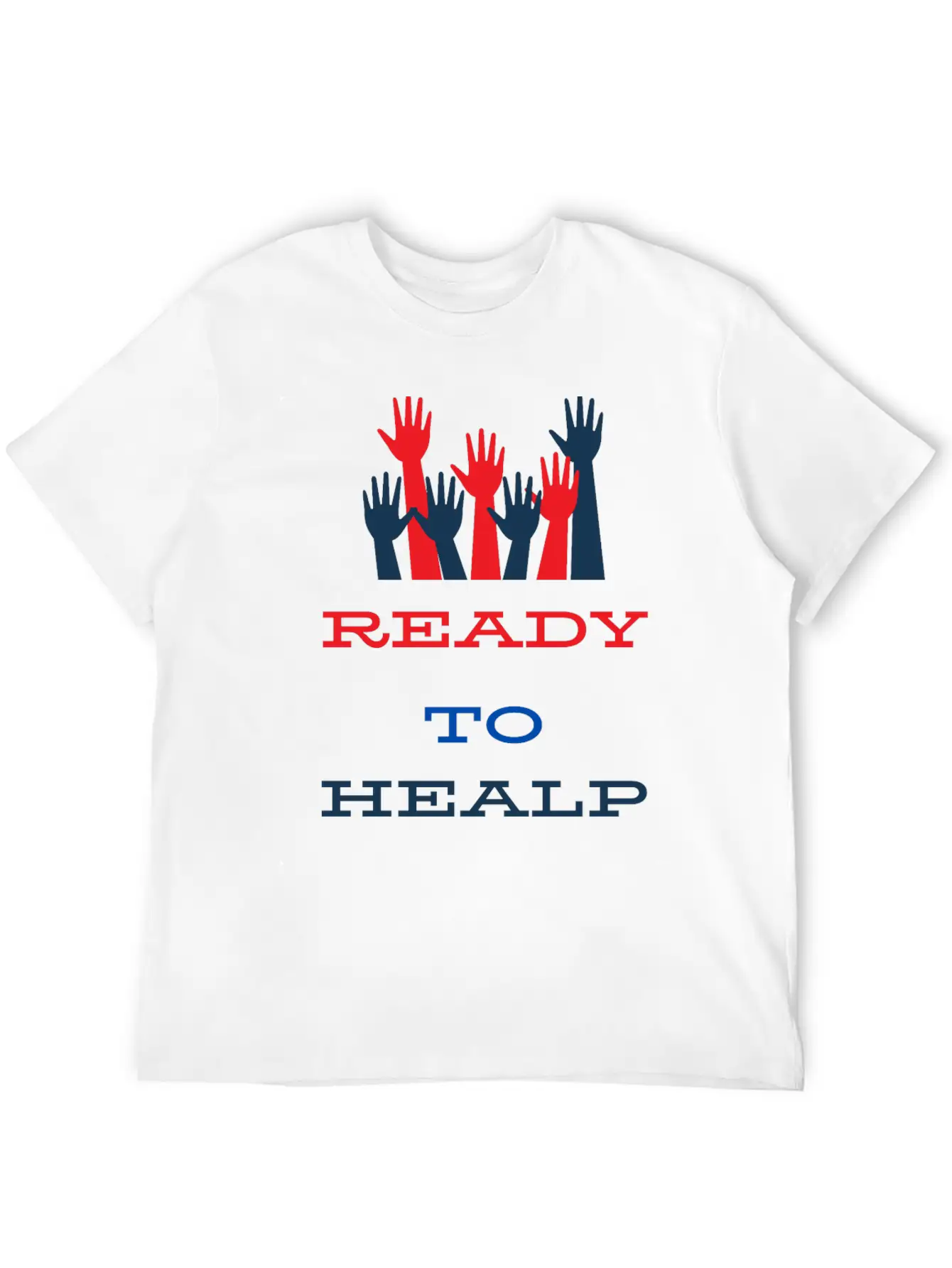 Ready To Healp Essential Unisex Summer Tee – Soft Cotton Casual Fit