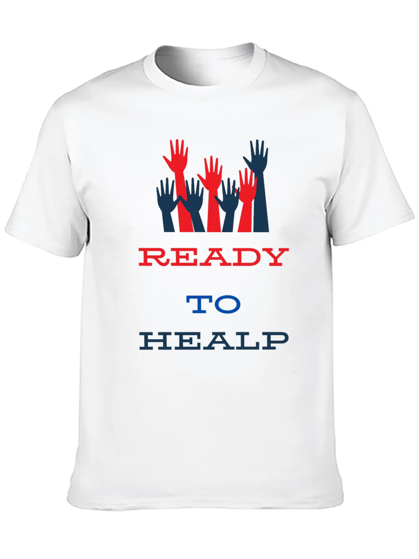 Ready To Healp Essential Unisex Summer Tee – Soft Cotton Casual Fit