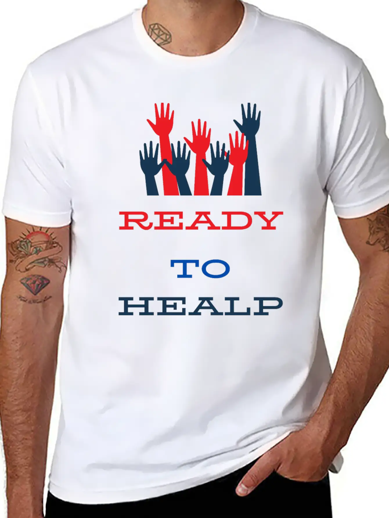 Ready To Healp Essential Unisex Summer Tee – Soft Cotton Casual Fit