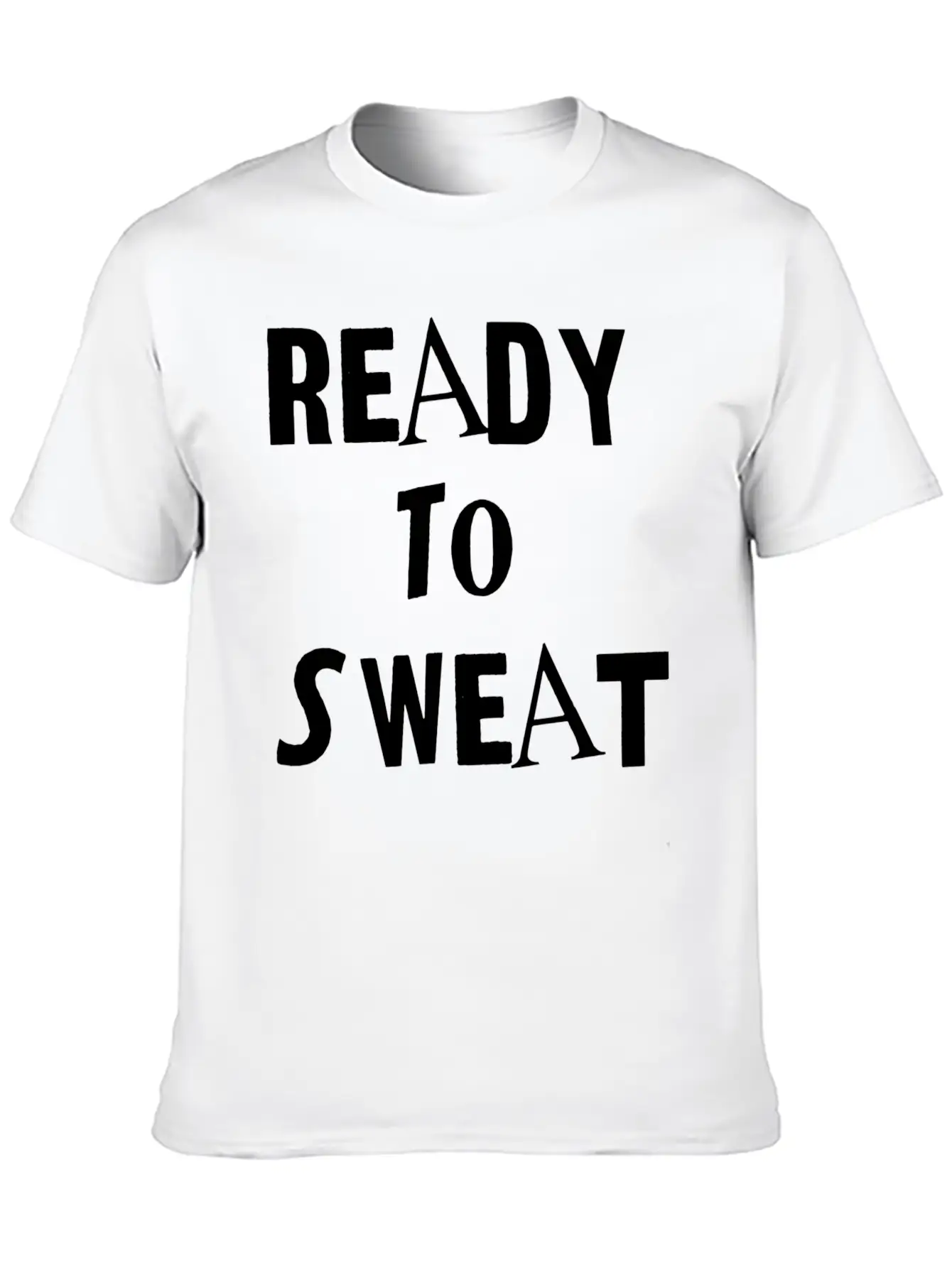 Ready To Sweat Sports Exercise Timeless Short Sleeve Tee – Comfy And Minimalist Design
