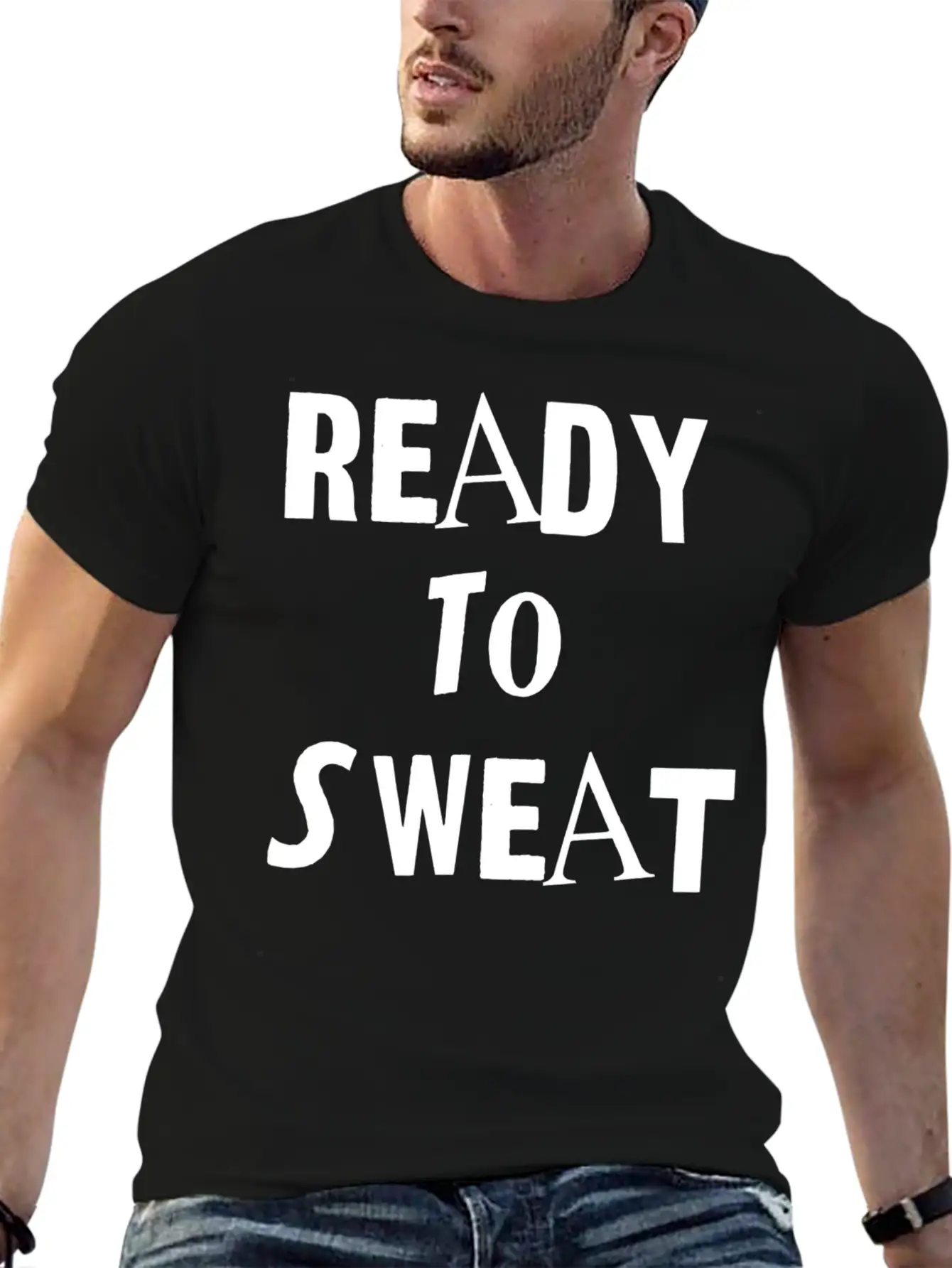 Ready To Sweat Sports Exercise Timeless Short Sleeve Tee – Comfy And Minimalist Design