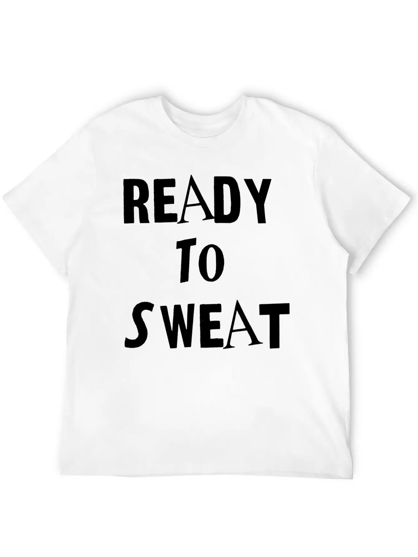 Ready To Sweat Sports Exercise Timeless Short Sleeve Tee – Comfy And Minimalist Design