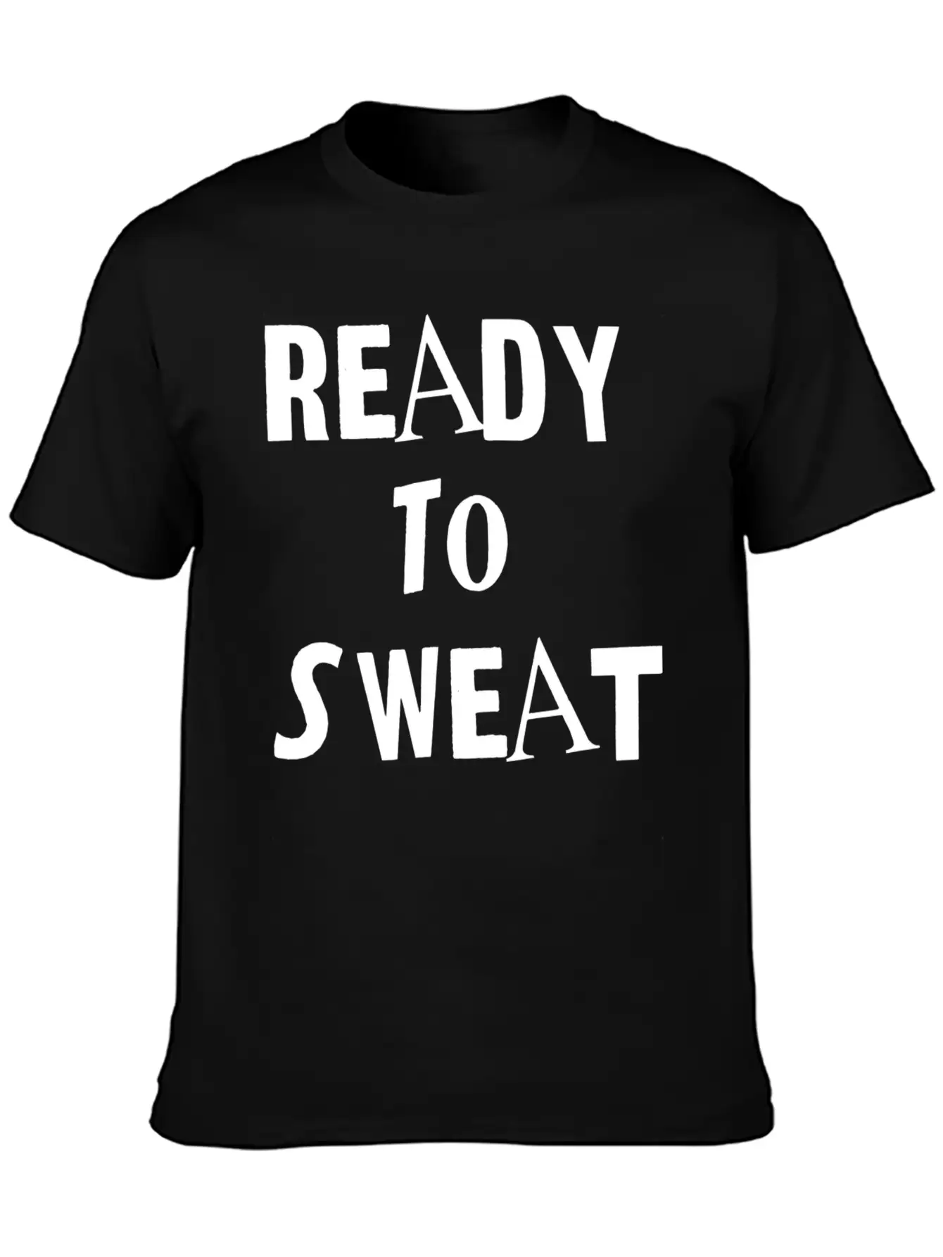 Ready To Sweat Sports Exercise Timeless Short Sleeve Tee – Comfy And Minimalist Design
