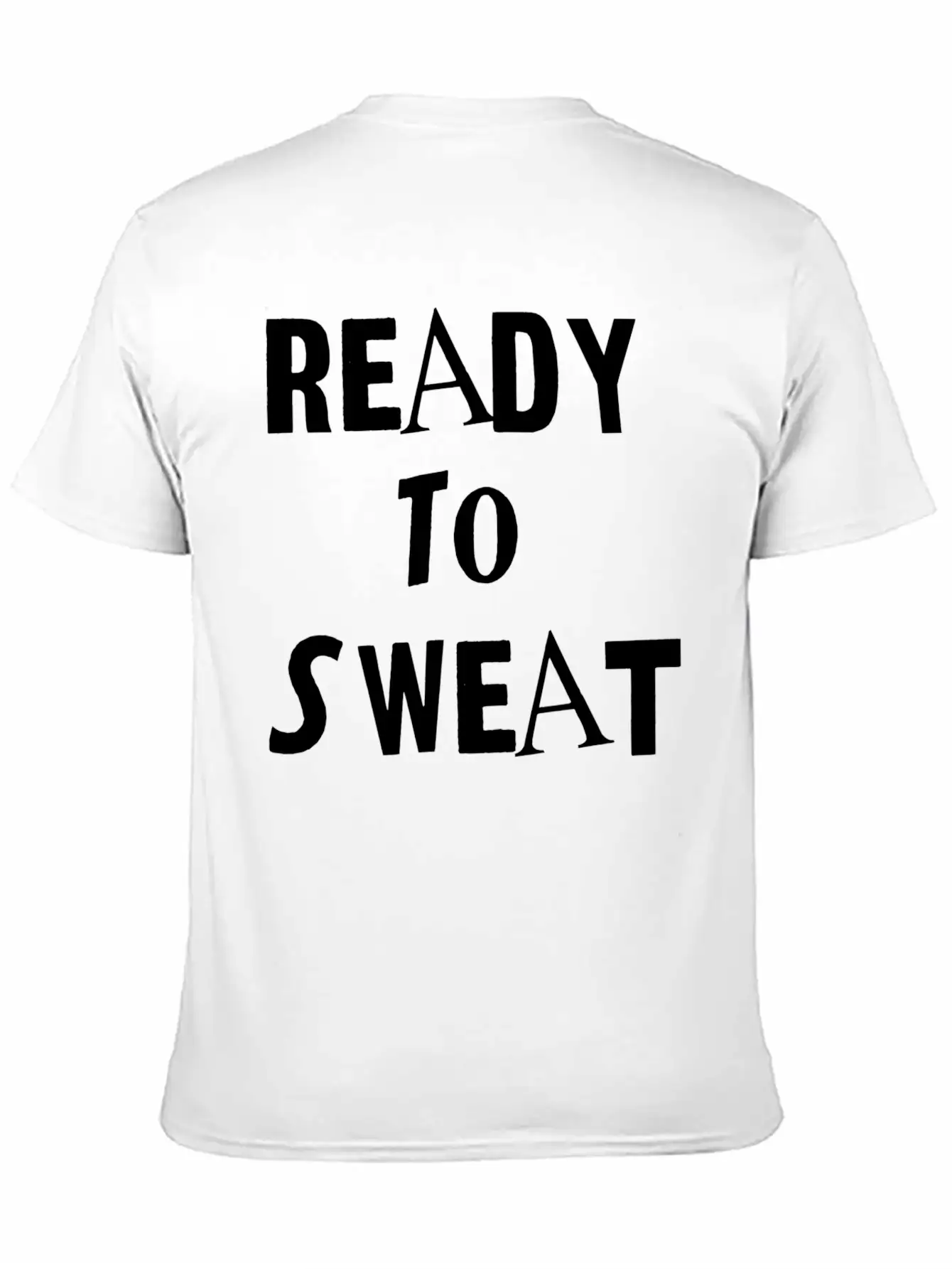 Ready To Sweat Sports Exercise Timeless Short Sleeve Tee – Comfy And Minimalist Design