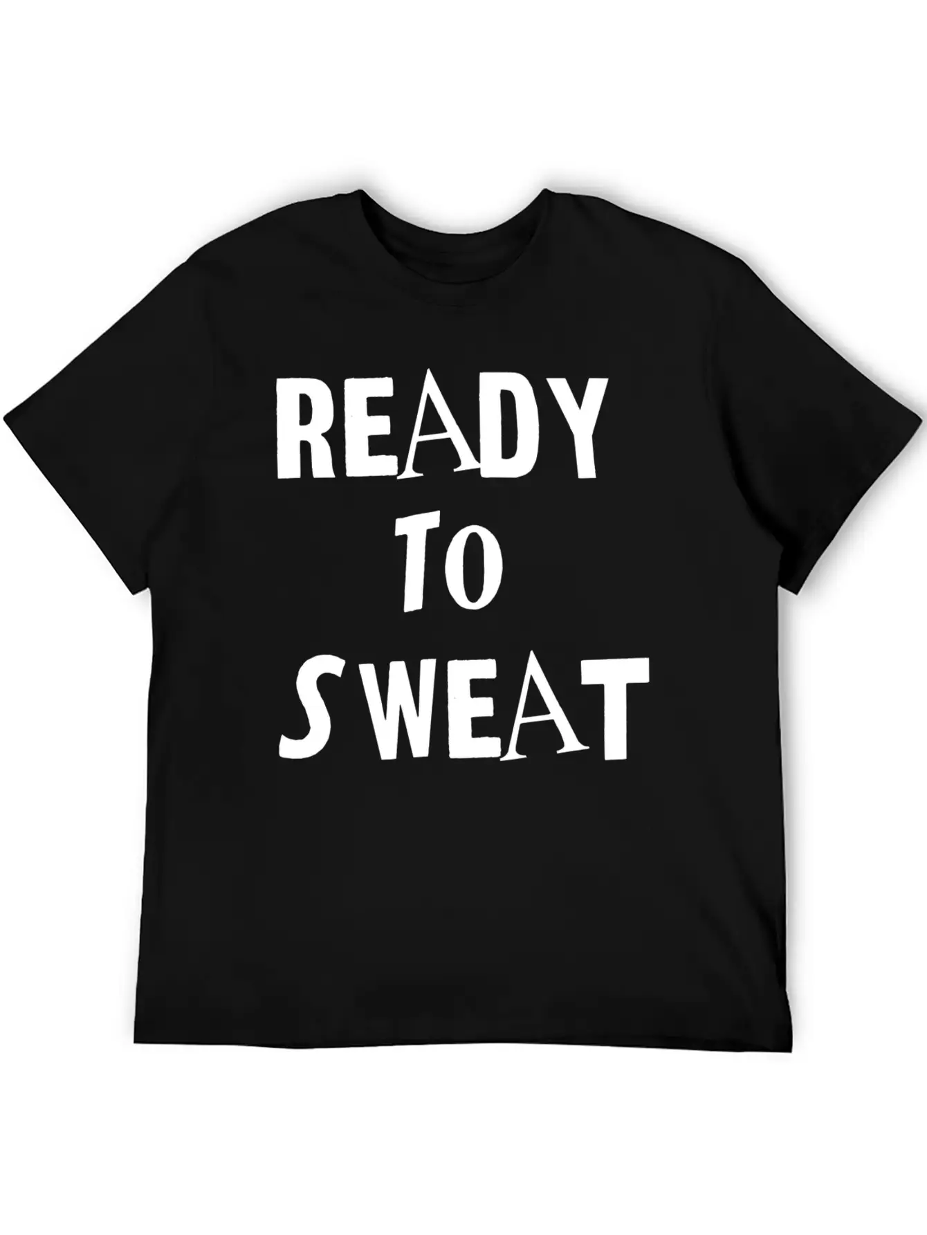 Ready To Sweat Sports Exercise Timeless Short Sleeve Tee – Comfy And Minimalist Design