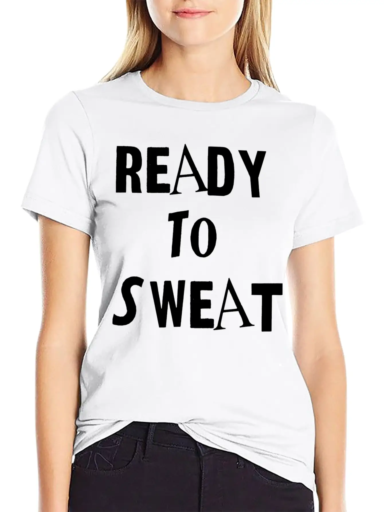 Ready To Sweat Sports Exercise Timeless Short Sleeve Tee – Comfy And Minimalist Design