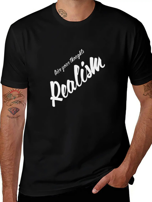 Realism Timeless Short Sleeve Tee – Comfy And Minimalist Design