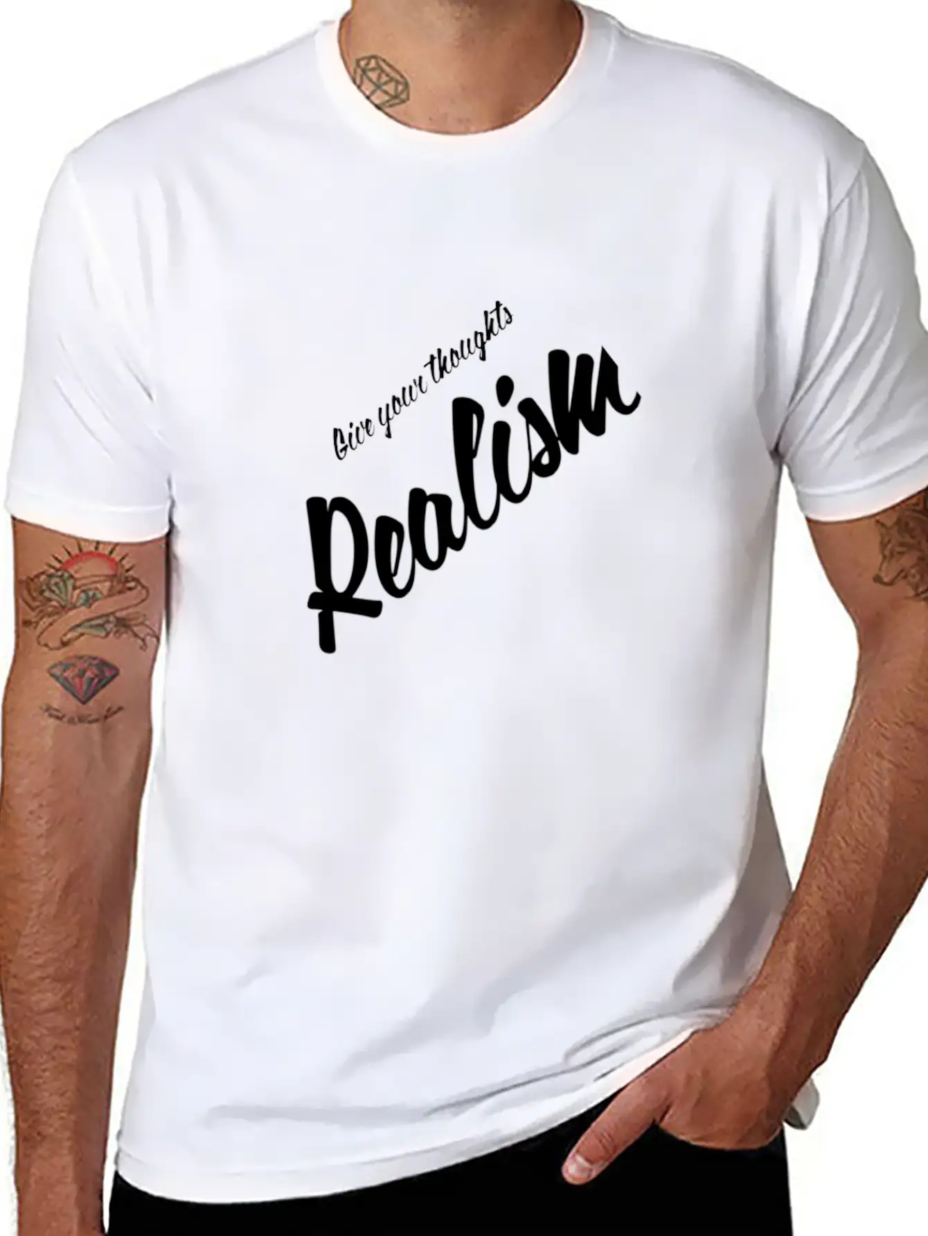 Realism Timeless Short Sleeve Tee – Comfy And Minimalist Design
