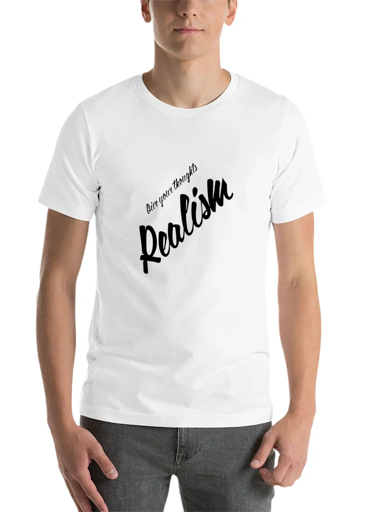 Realism Timeless Short Sleeve Tee – Comfy And Minimalist Design