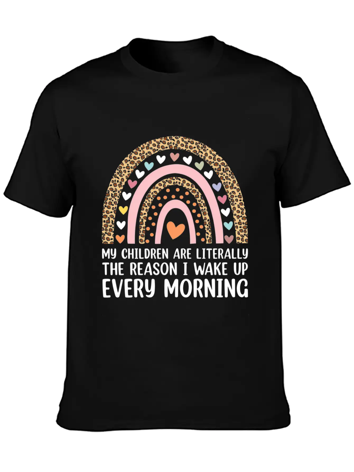 Reason I Wake Up Every Morning Mom Mother Comfortable Minimalist Graphic Tee – Summer Style Essential