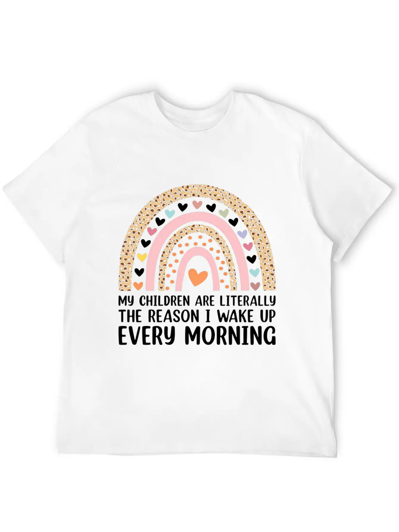 Reason I Wake Up Every Morning Mom Mother Comfortable Minimalist Graphic Tee – Summer Style Essential