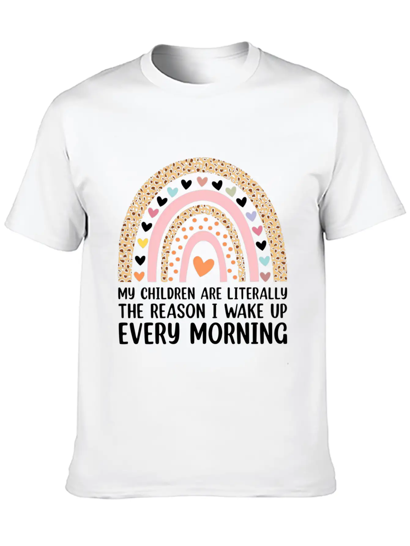 Reason I Wake Up Every Morning Mom Mother Comfortable Minimalist Graphic Tee – Summer Style Essential